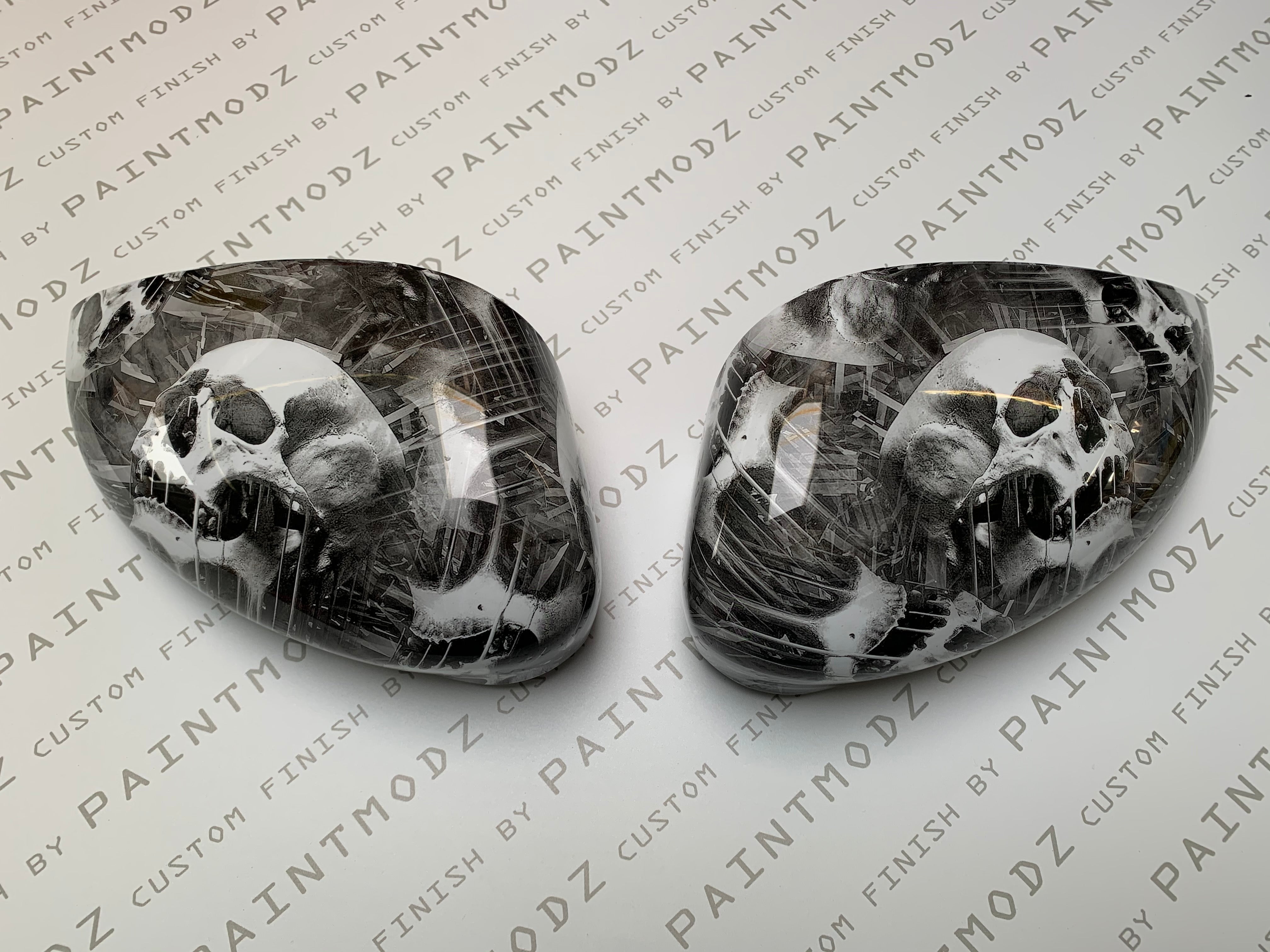 Coques de rétroviseurs (paire - Designs Hydrodip) - Ford Fiesta Mk7/7.5