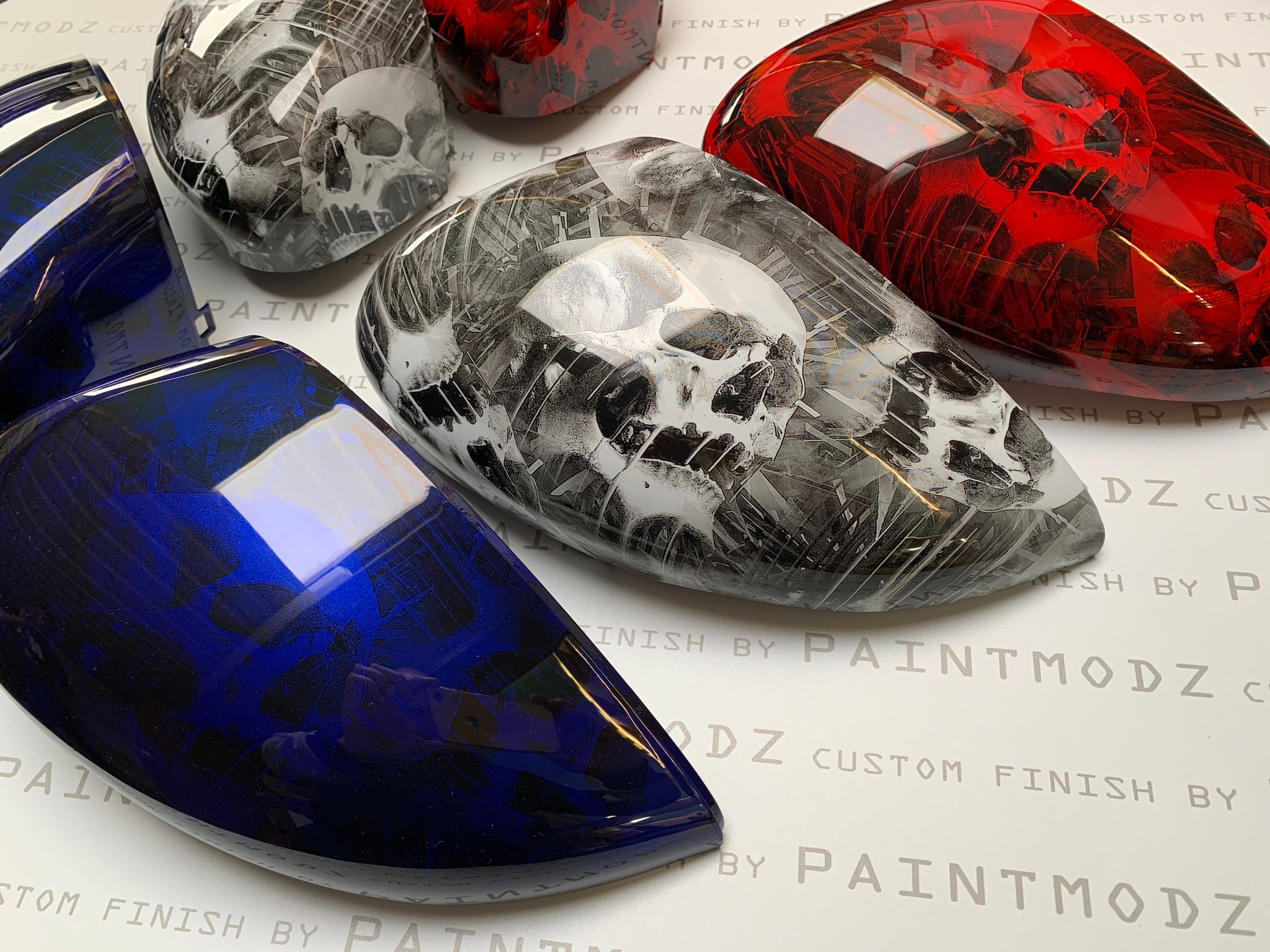 Coques de rétroviseurs (paire - Designs Hydrodip) - Ford Fiesta Mk7/7.5