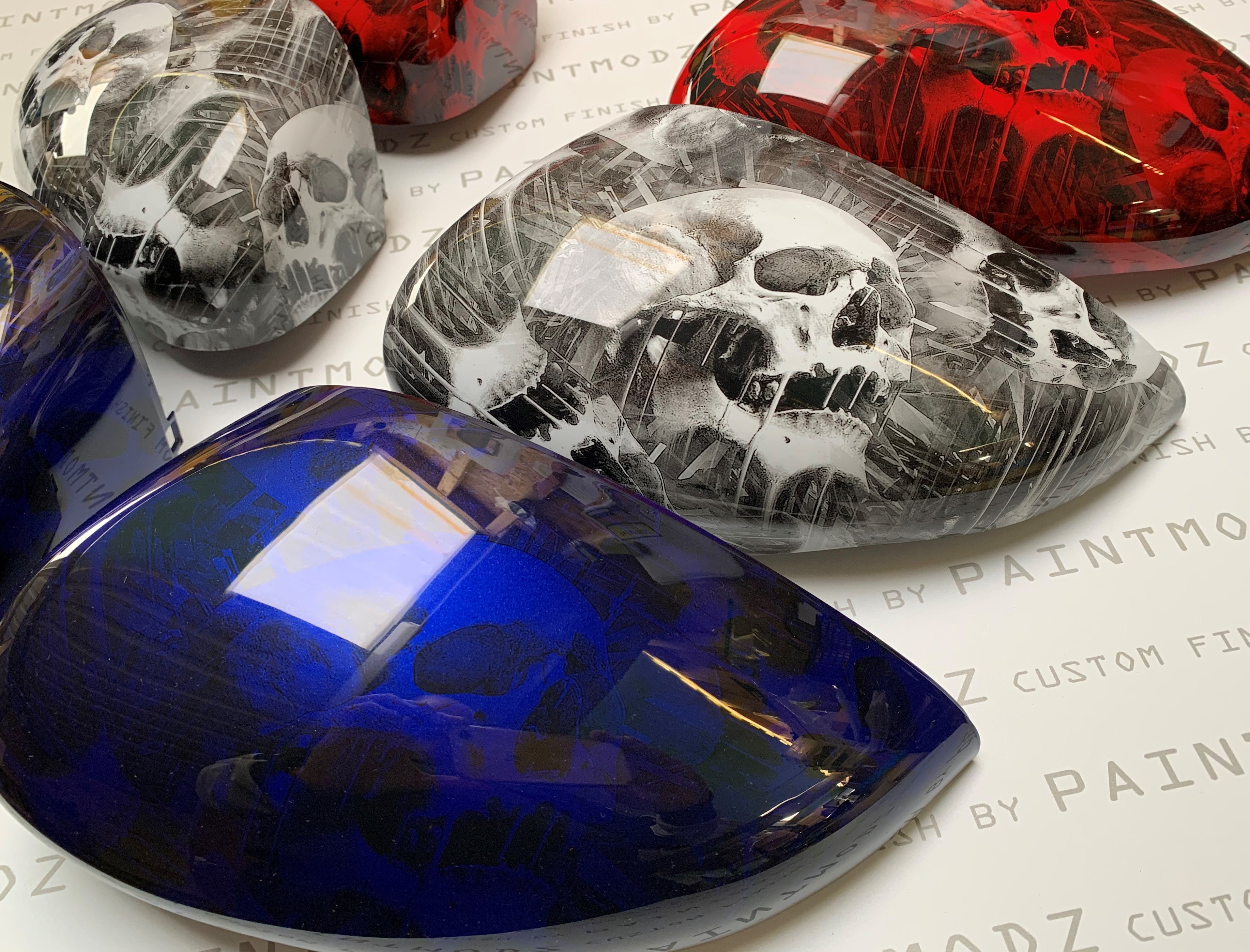 Coques de rétroviseurs (paire - Designs Hydrodip) - Ford Fiesta Mk7/7.5