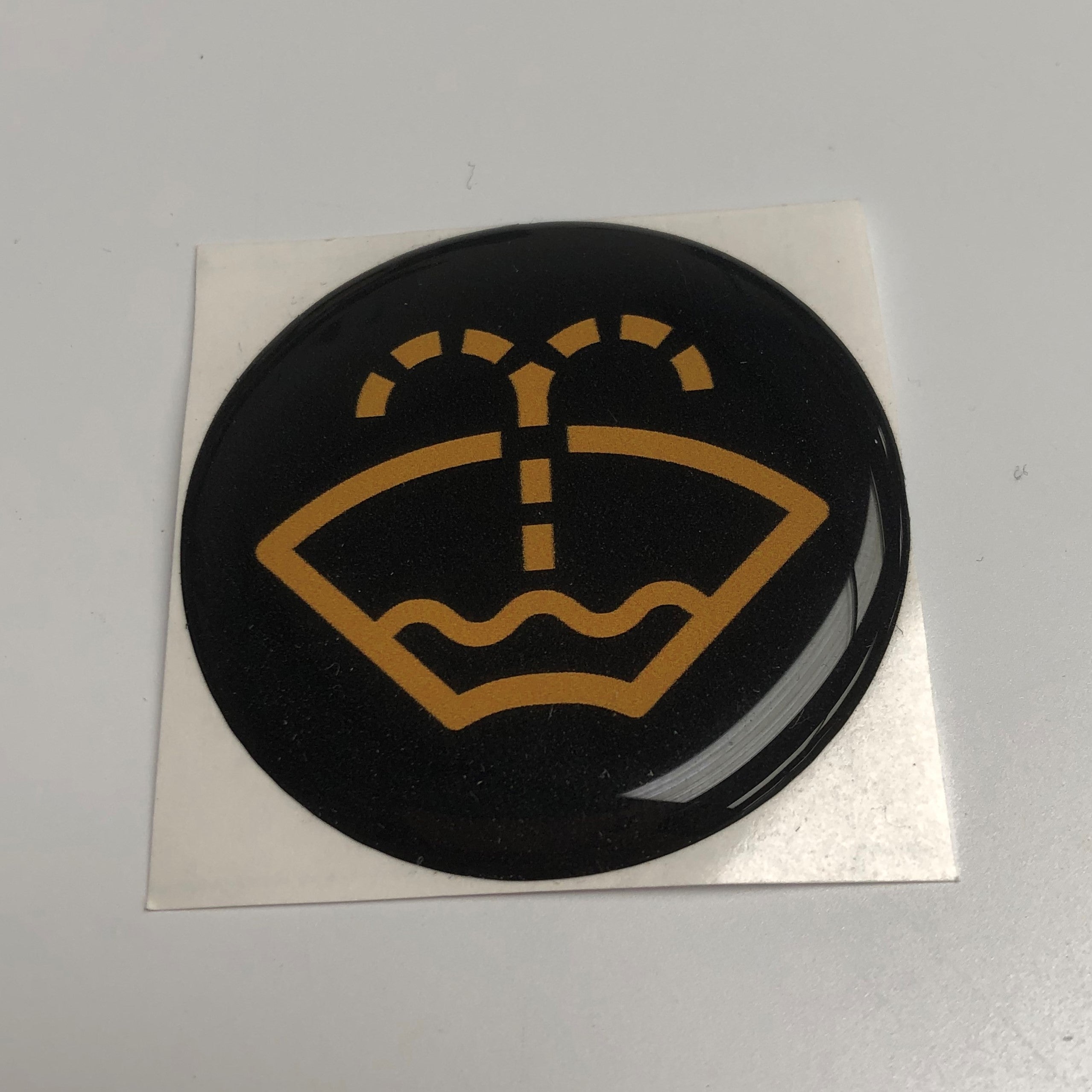 Washer Logo Circular Gel Badge 21mm