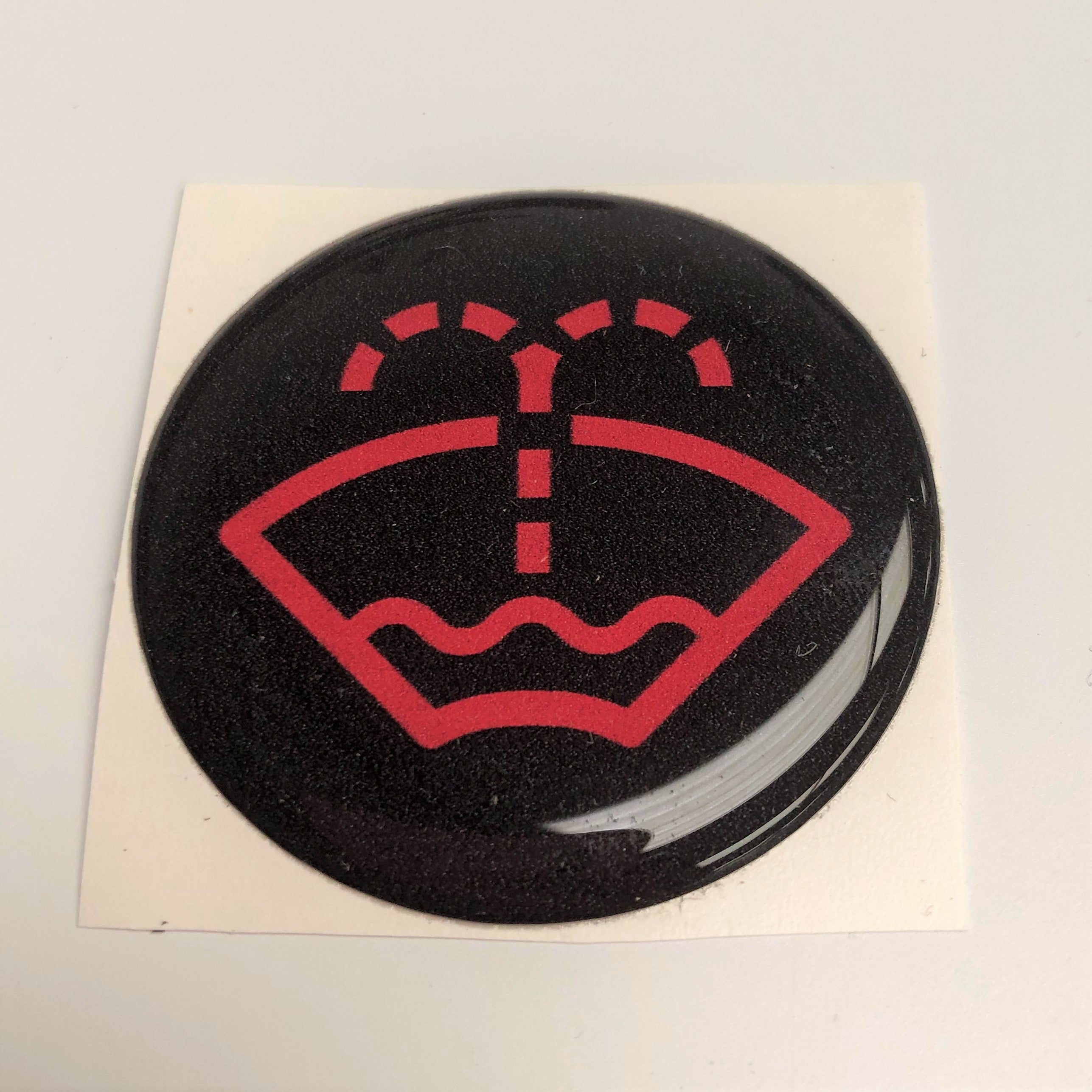 Washer Logo Circular Gel Badge 21mm