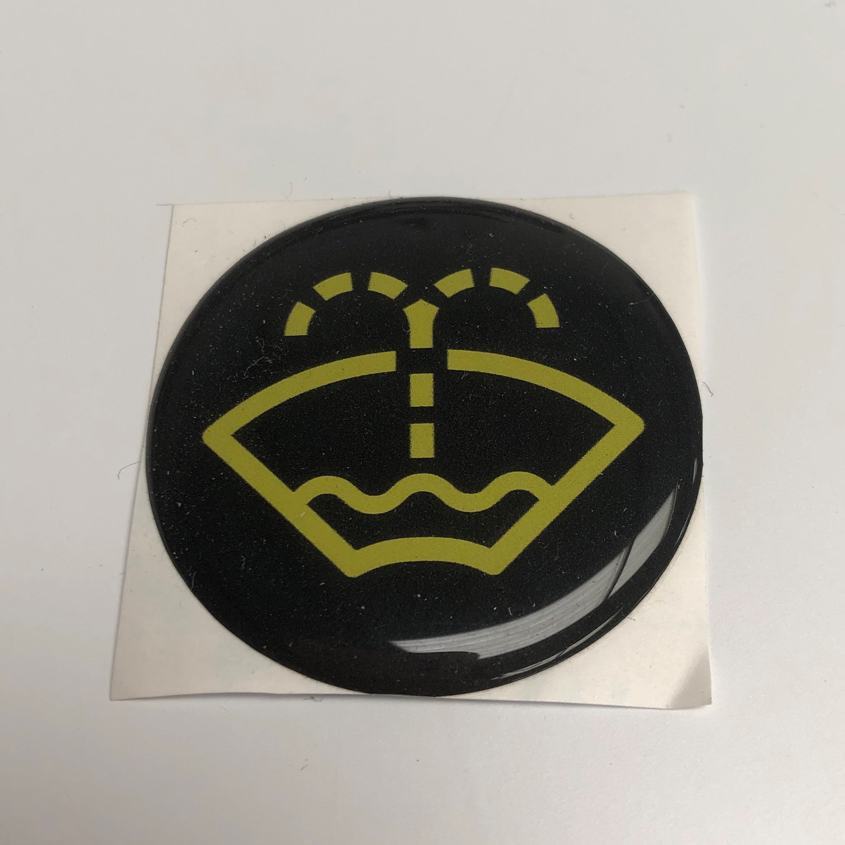 Washer Logo Circular Gel Badge 21mm