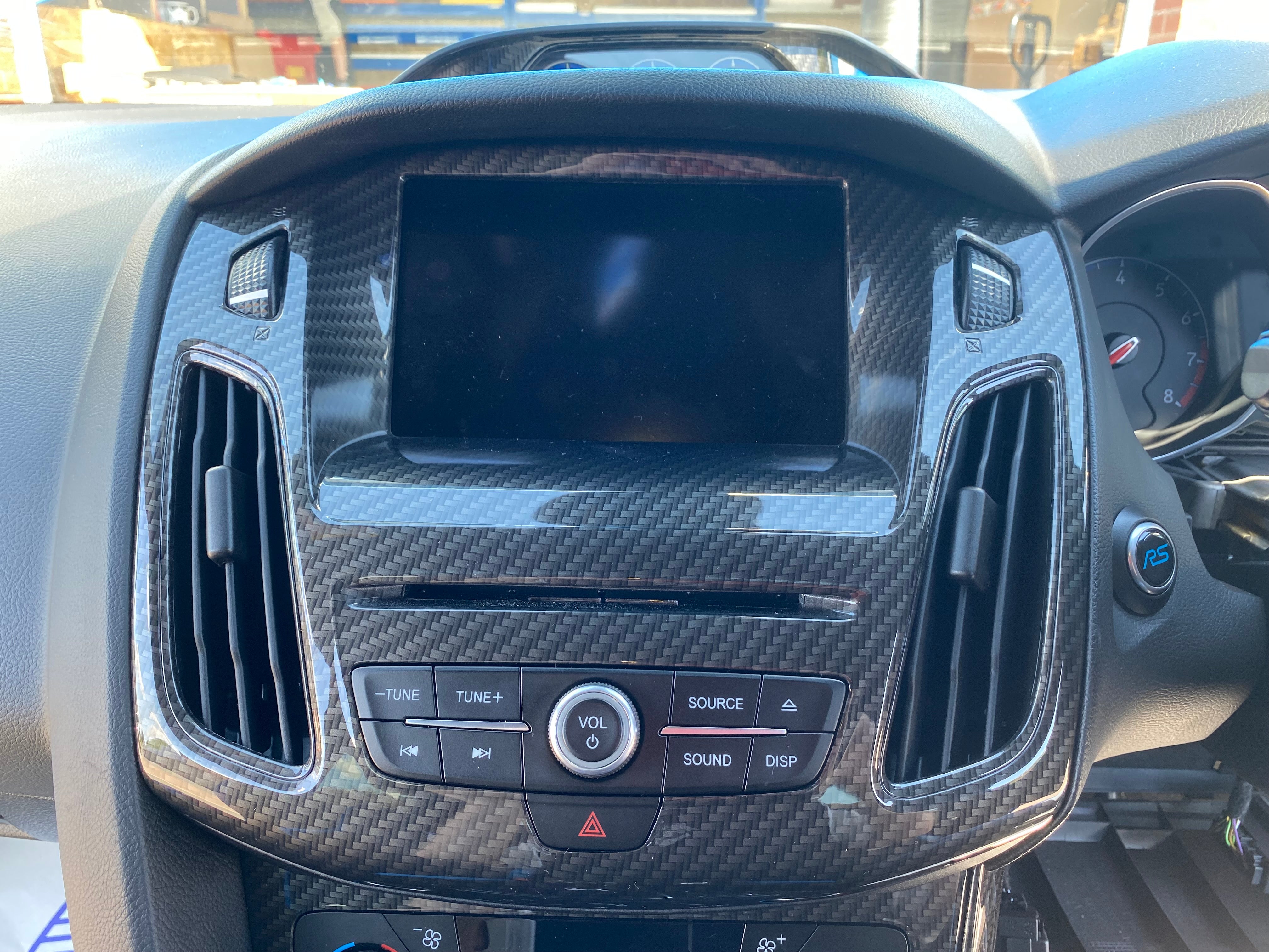 Focus RS/ST Mk3.5 - Kit intérieur carbone hydrodipé avec montage gratuit - Conduite à droite