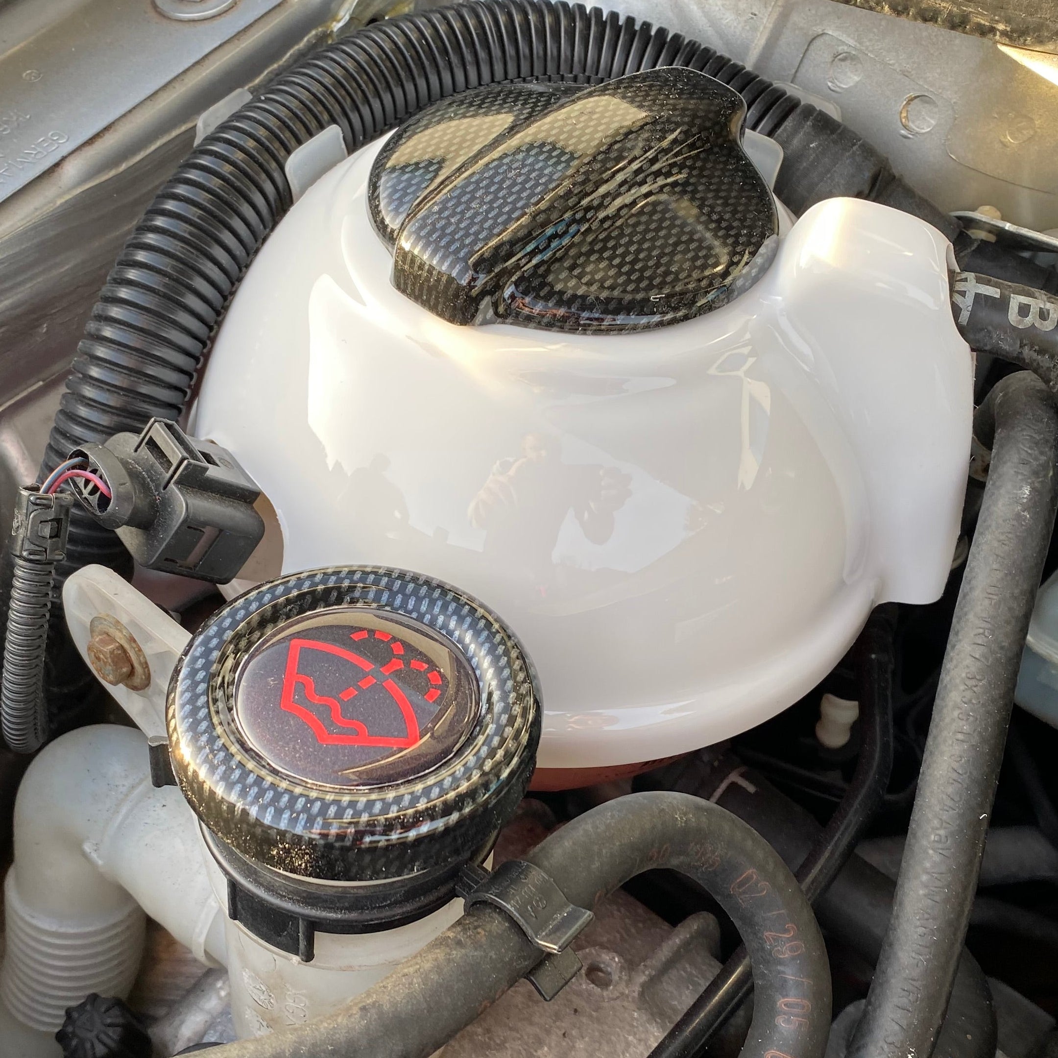 Proform-Kühlmitteltankabdeckung – Mk2 Audi S3 (Kunststoffoberflächen)