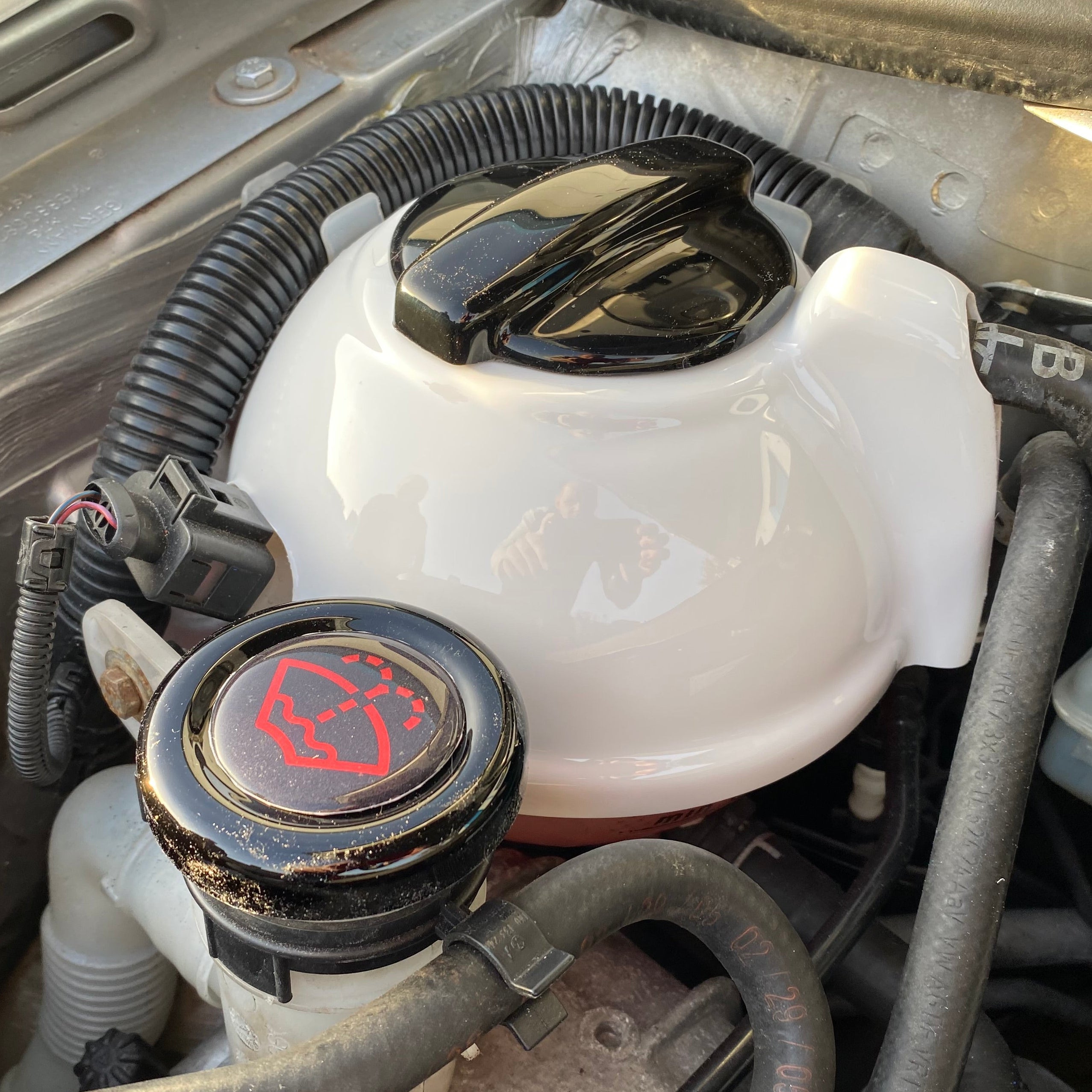 Proform-Kühlmitteltankabdeckung – Mk2 Audi S3 (Kunststoffoberflächen)