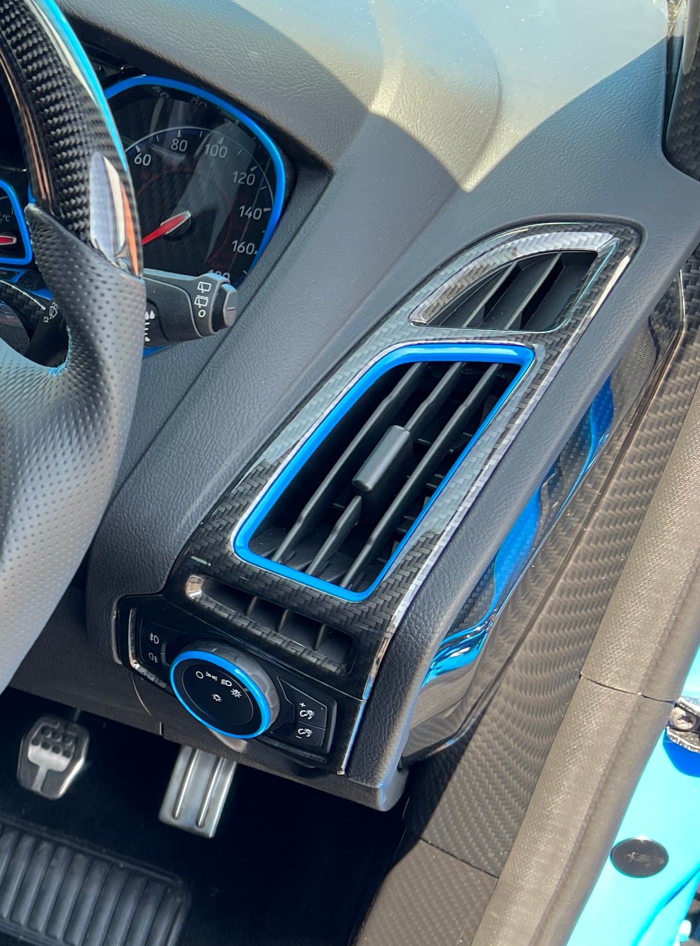 Mk3.5 Focus RS/ST - Carbon Hydrodipped Full Exchange Basis Interior Kit With Free Fitting - RHD