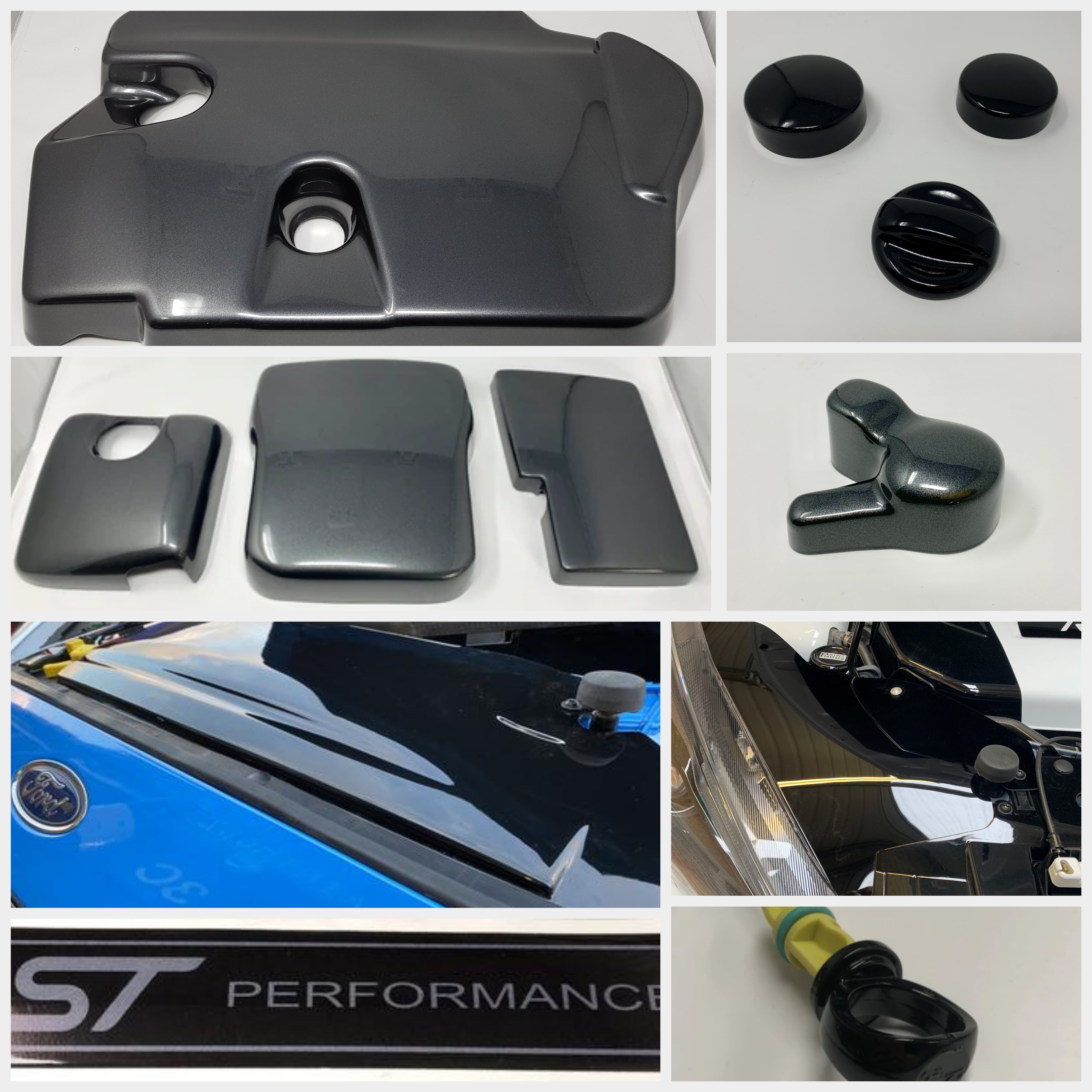 Pack d'habillage pour grand compartiment moteur Proform - Focus ST Diesel Mk3.5 (finitions peintes)
