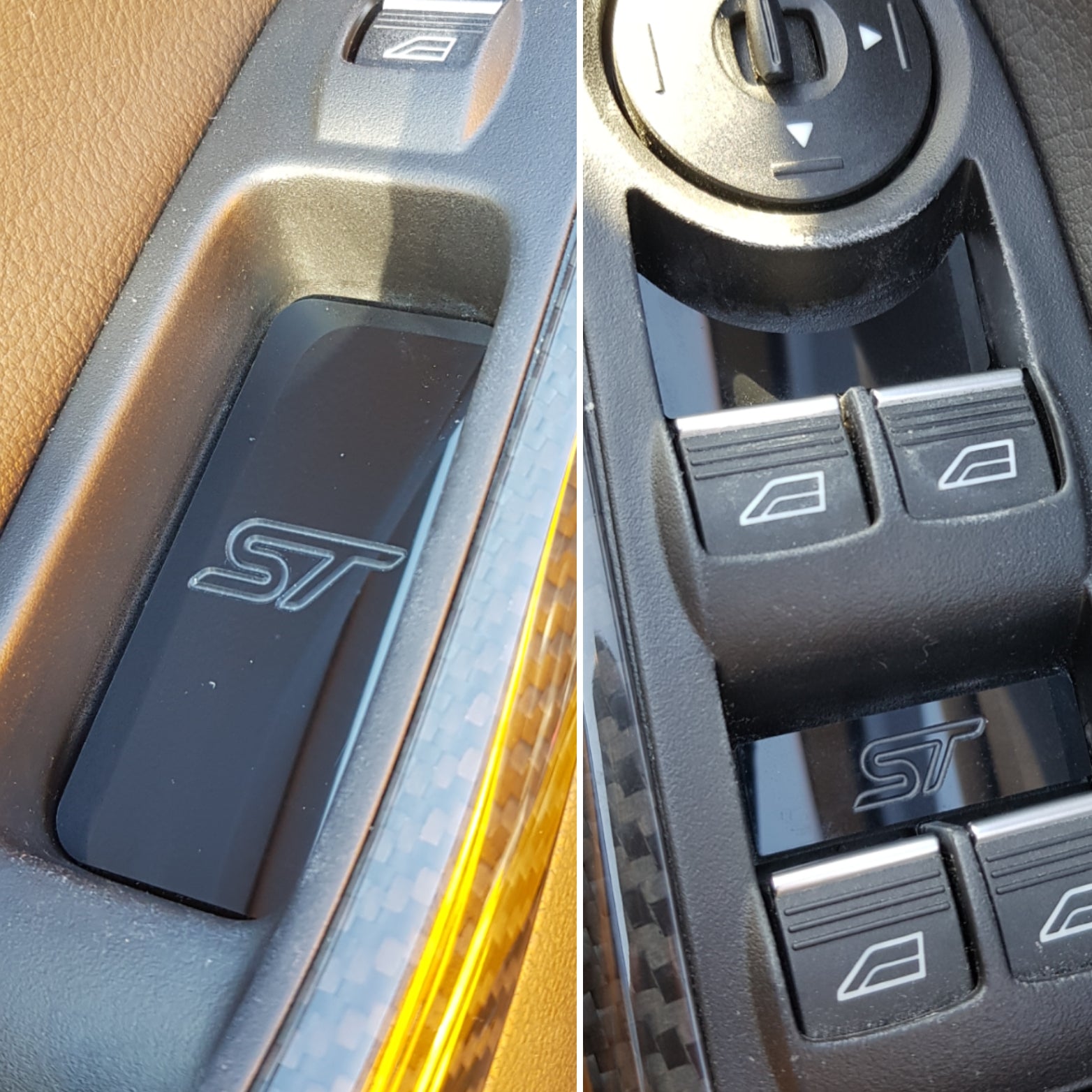 Mk3/3.5 Focus RS / ST Door Handle Inserts (Engraved)