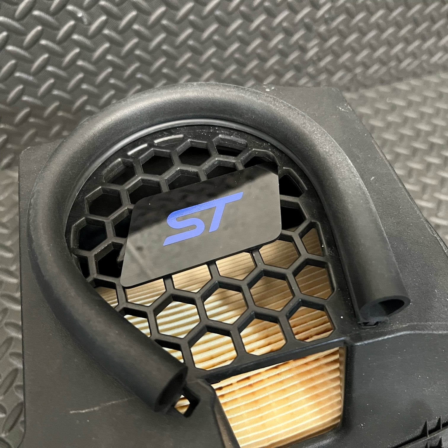 Plaque d'immatriculation de la boîte à air Focus RS Mk3.5