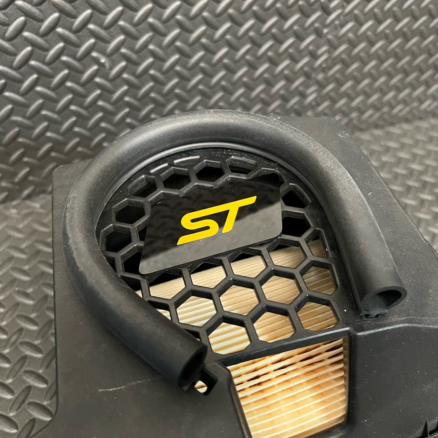 Plaque d'immatriculation de la boîte à air Focus RS Mk3.5