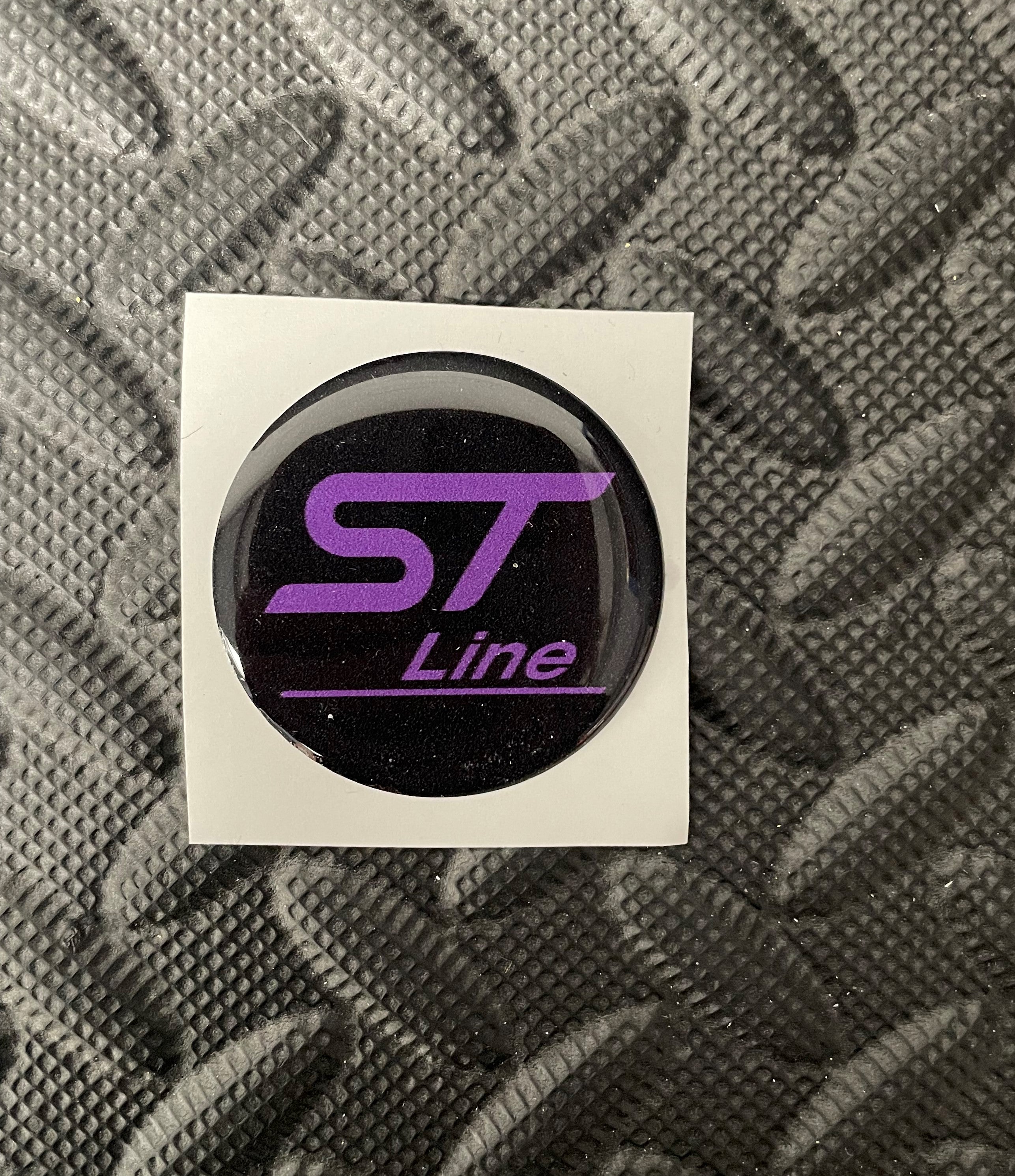 Badge gel circulaire ST/RS 43 mm