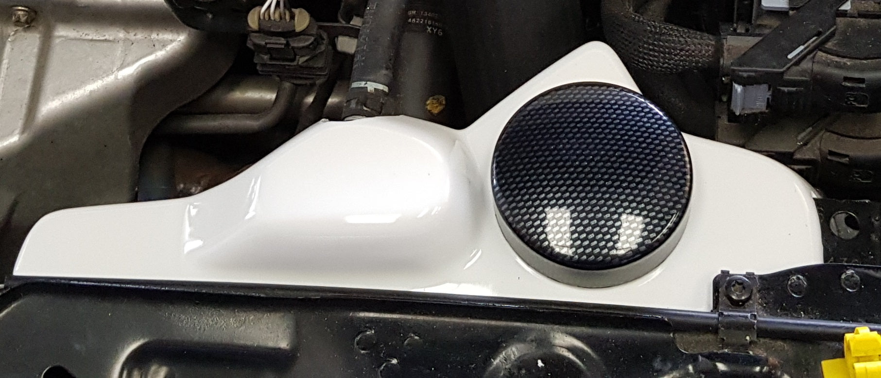 Proform Coolant Tank Cover - Vauxhall / Opel Corsa E inc VXR OPC - Gloss White
