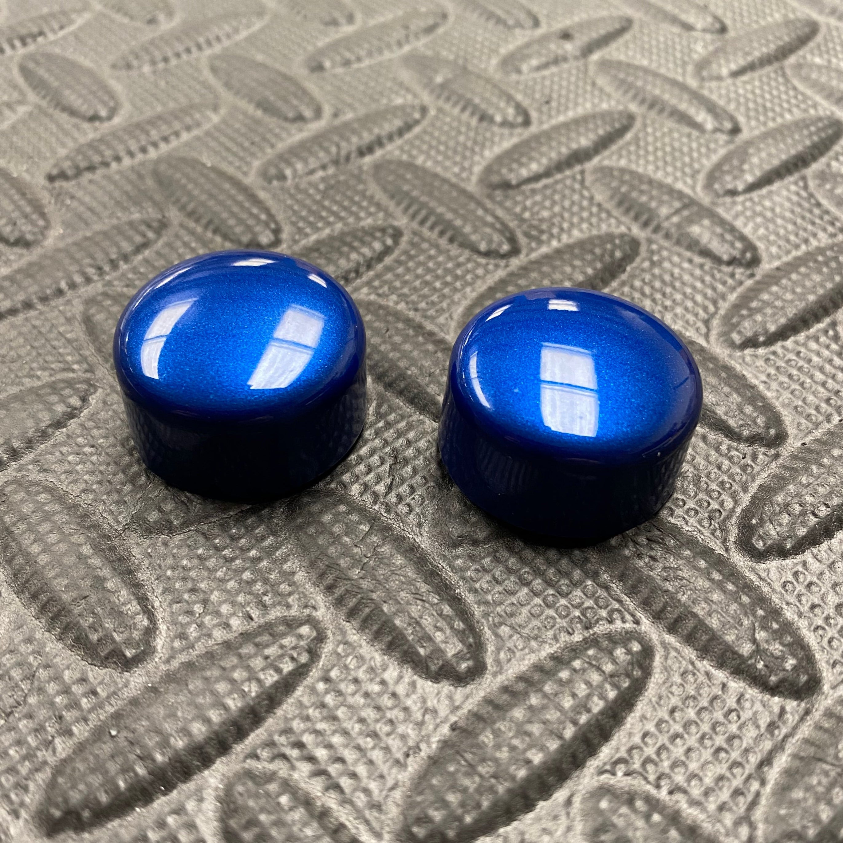 Proform Wiper Arm Bolt Rubber Covers - Painted Preformance Blue