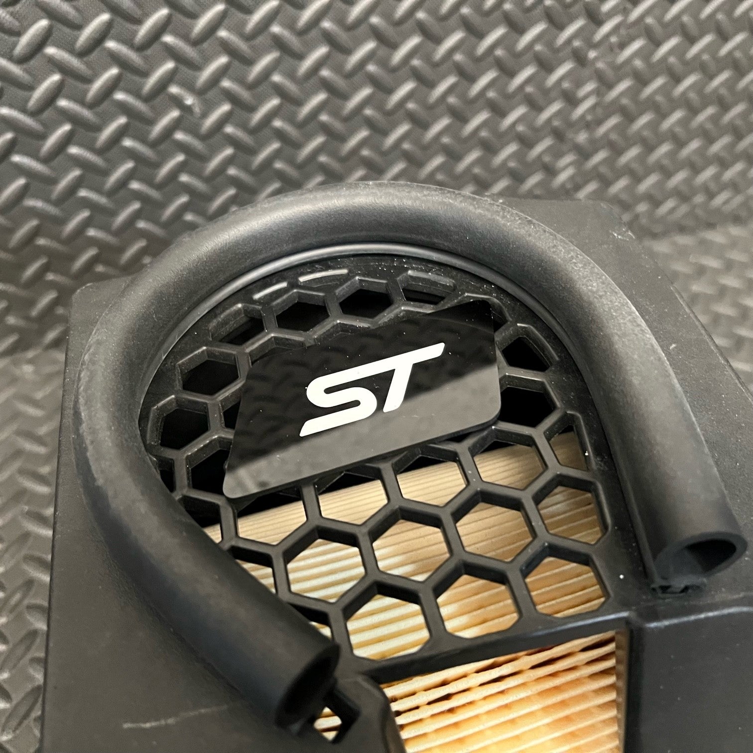 Plaque d'immatriculation de la boîte à air Focus RS Mk3.5