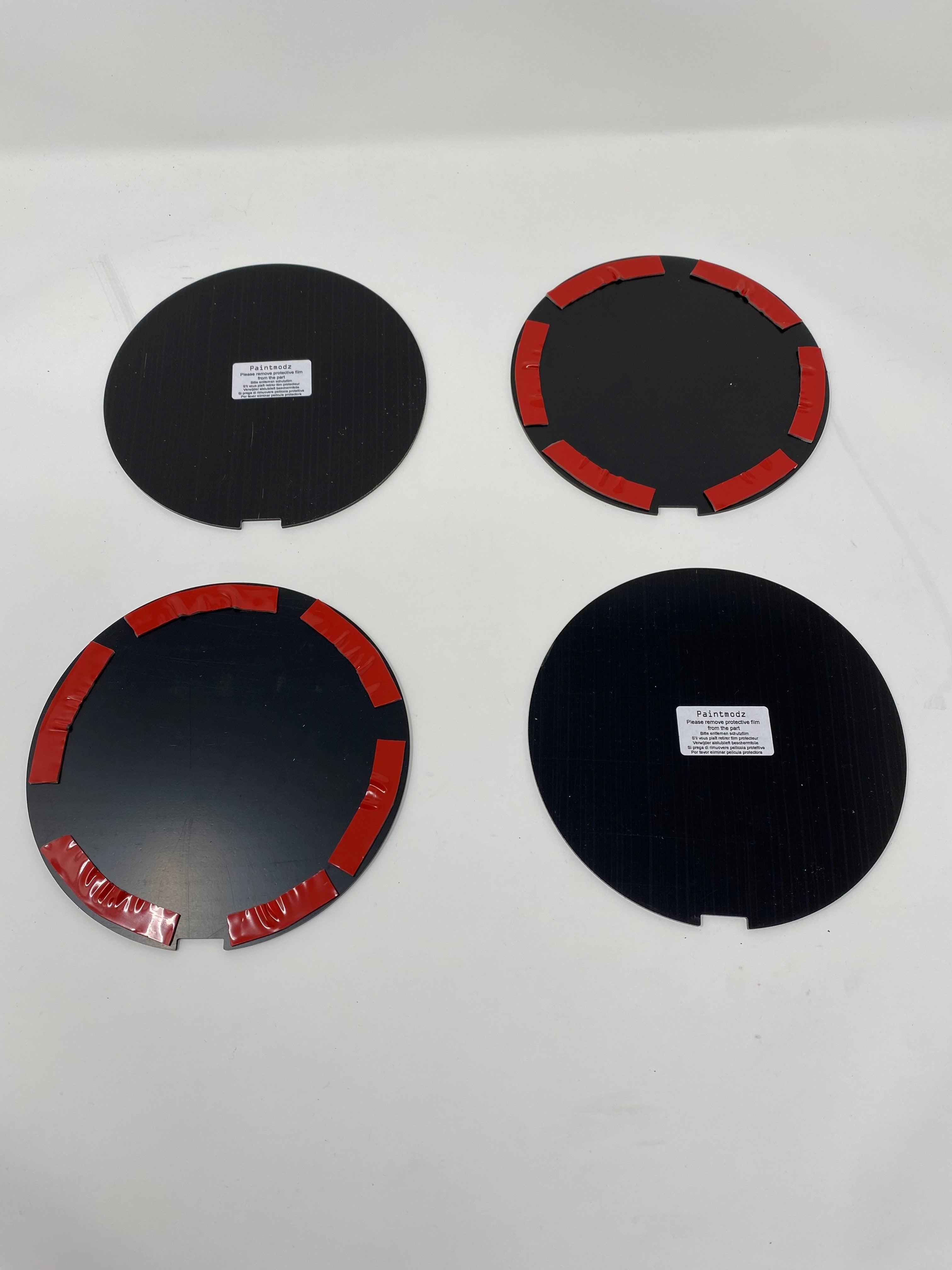Proform Mk6 Fiesta ST150 Wheel Centre Caps -Set of 4 - Front and Rear View