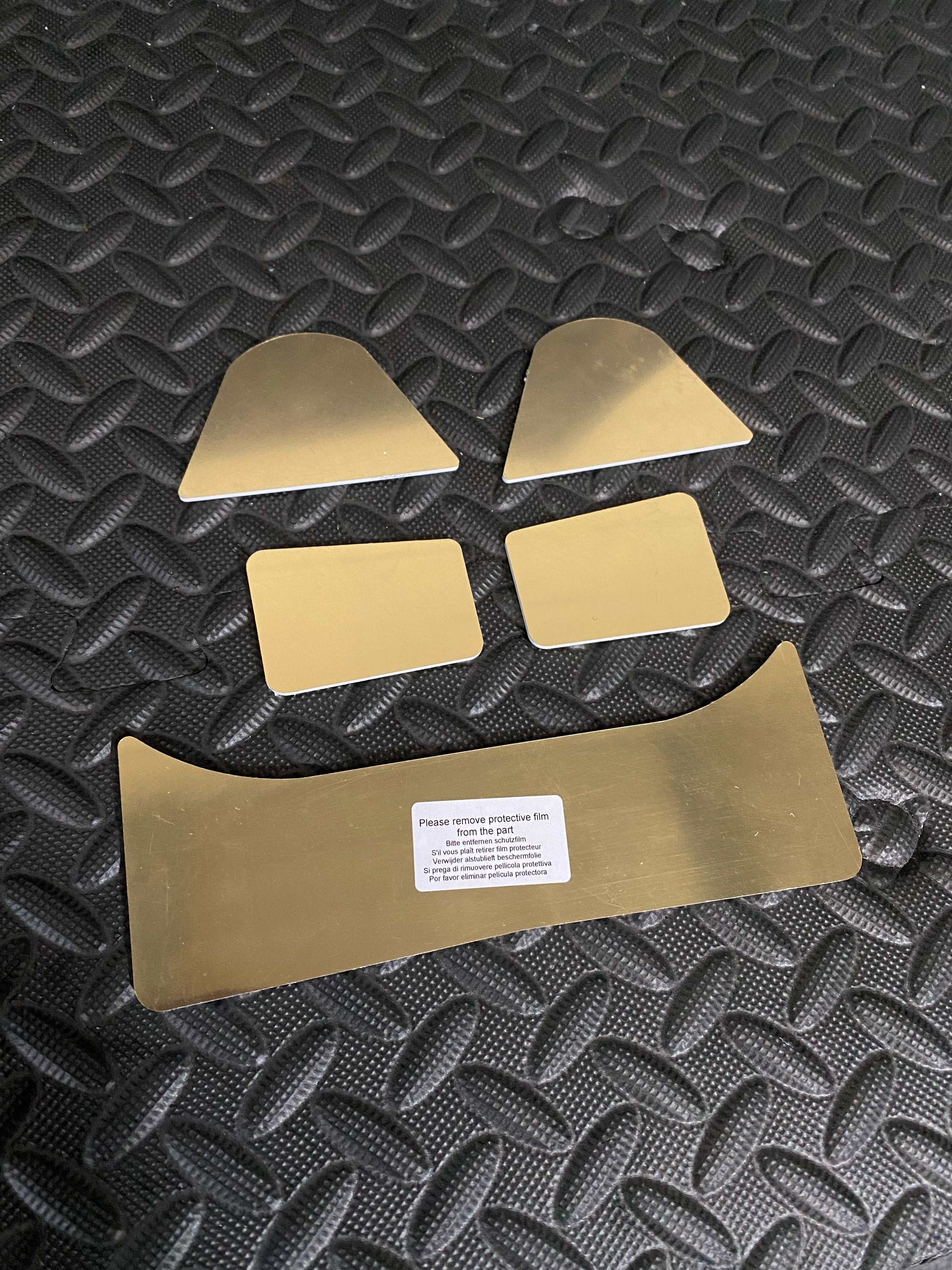 Proform Under Bonnet Finishing Plate Set - Mk8 Fiesta