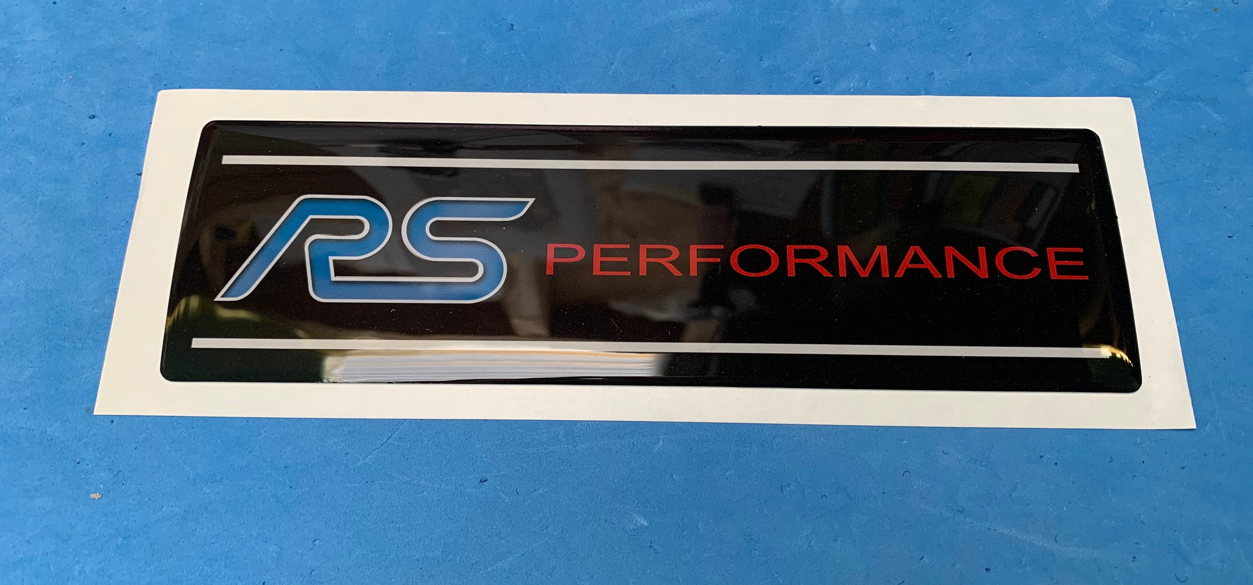 Badge en gel pour cache moteur - Focus RS MK3.5
