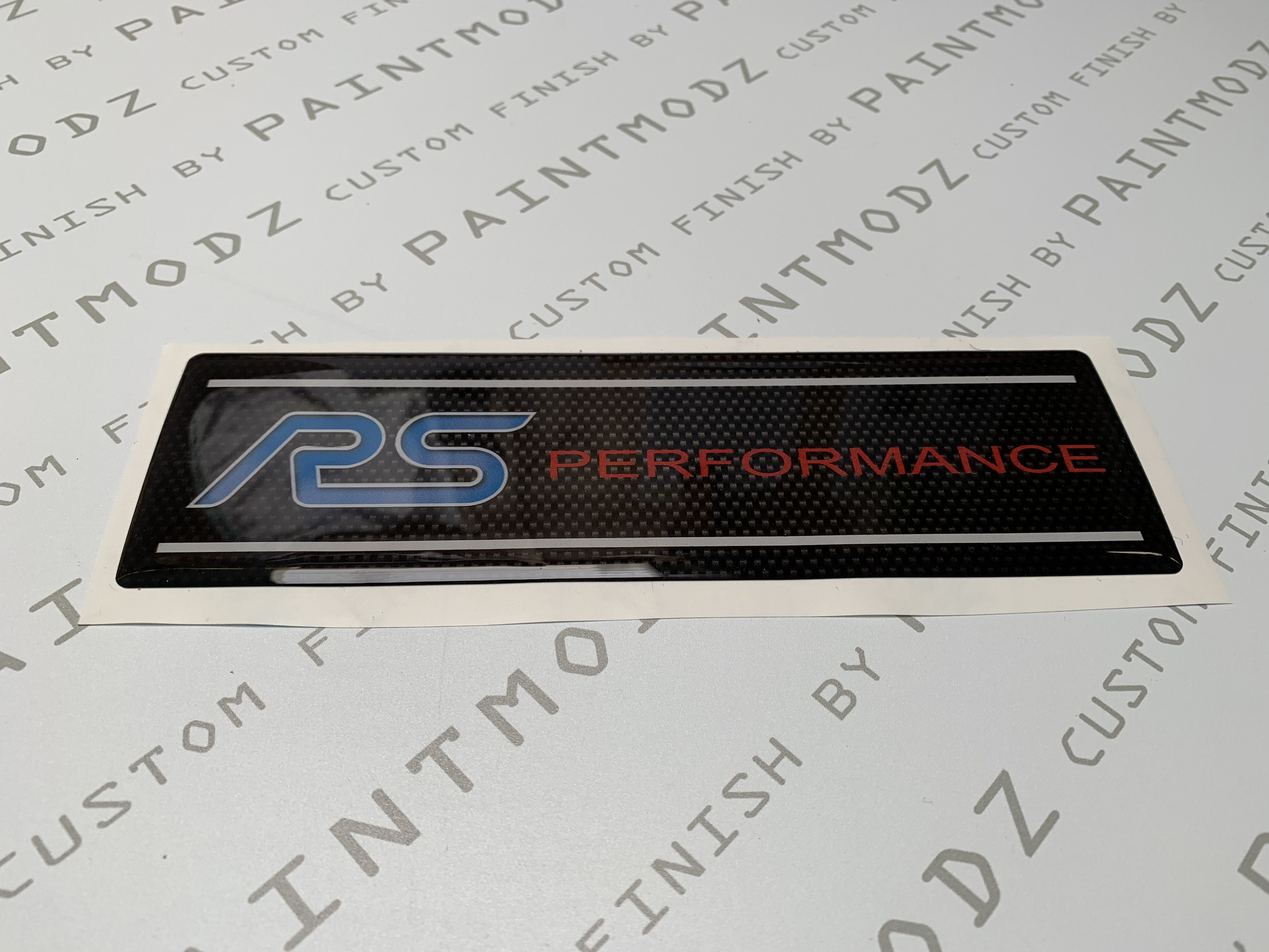 Badge en gel pour cache moteur - Focus RS MK3.5