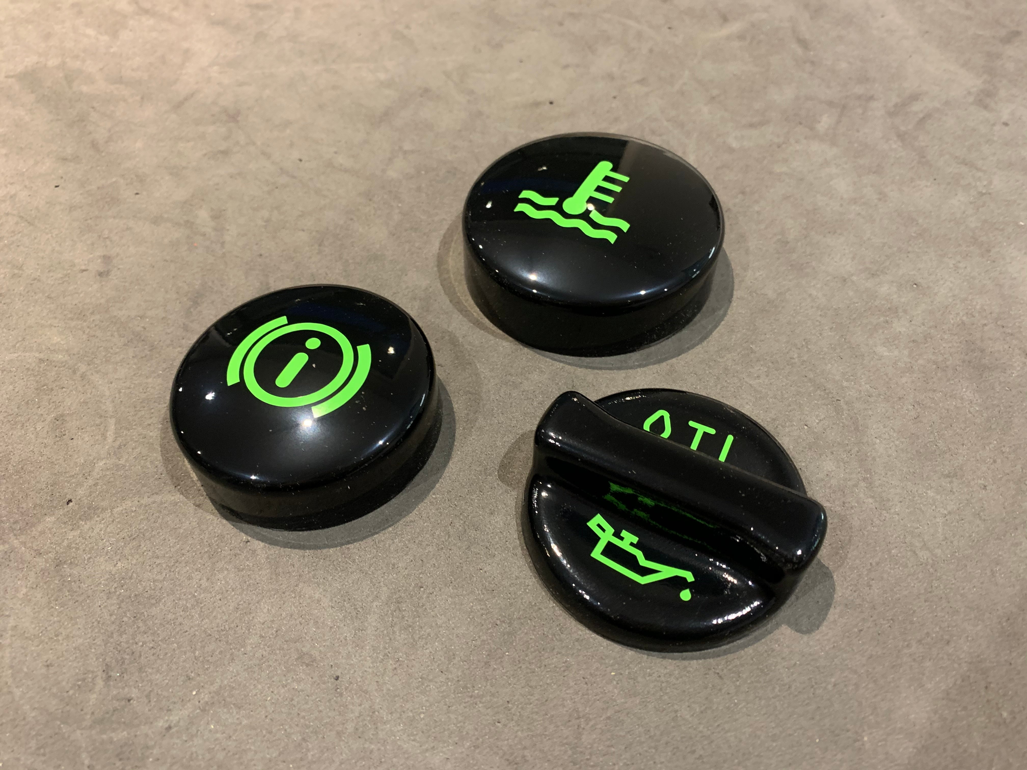 Custom Cap Vinyl Sticker Set