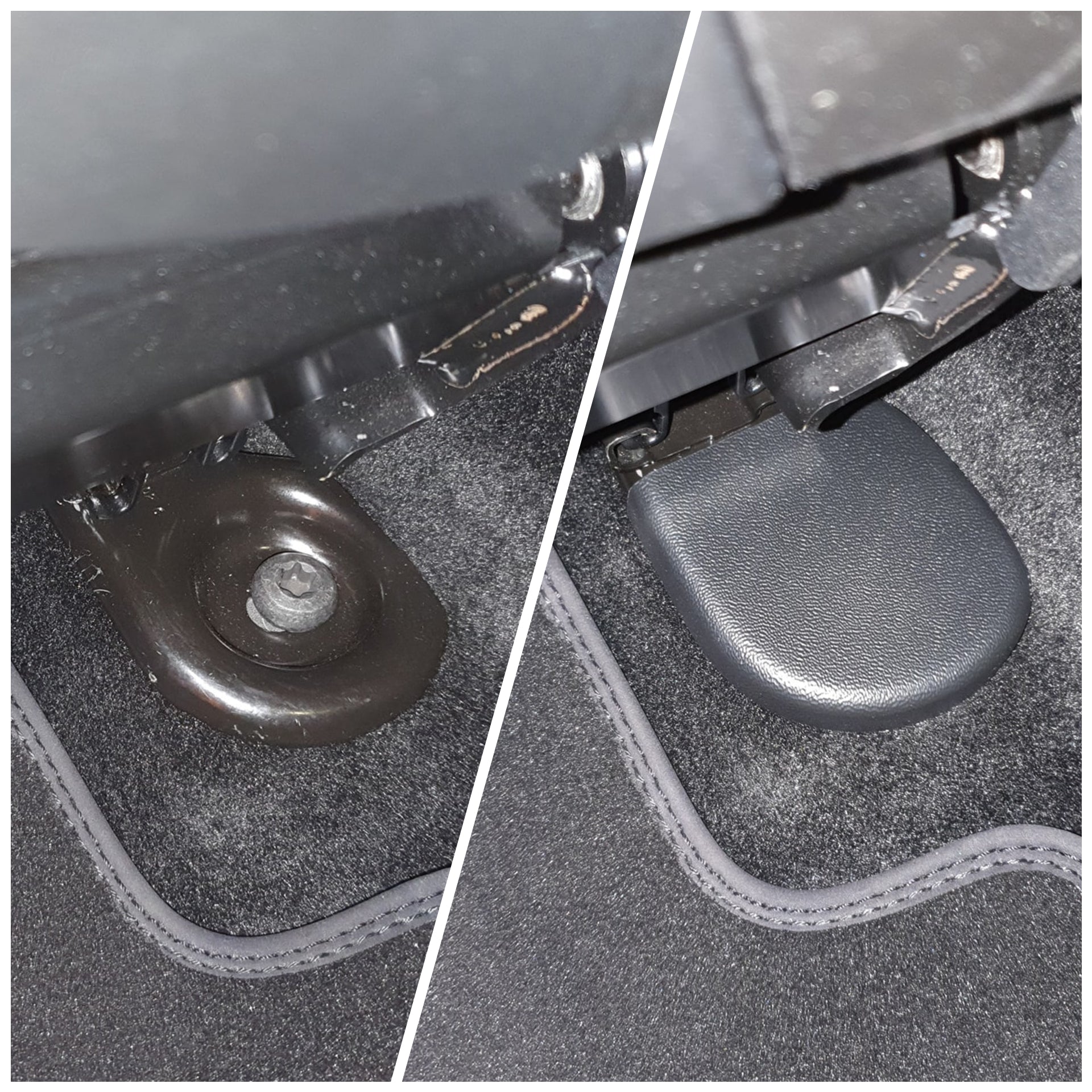 Seat Rail End Covers (Sides/Rears) - Mk3/3.5 Focus