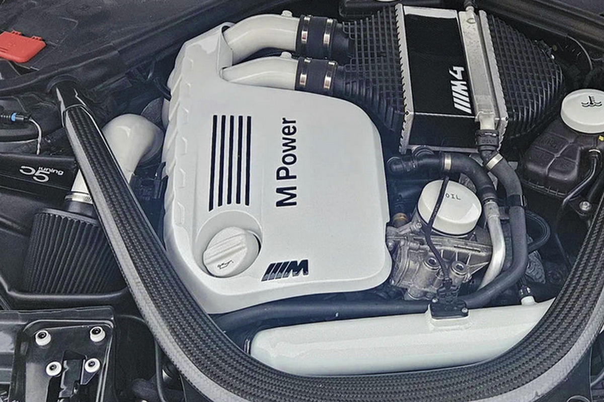 Custom BMW Engine Bay Painting Case Study
