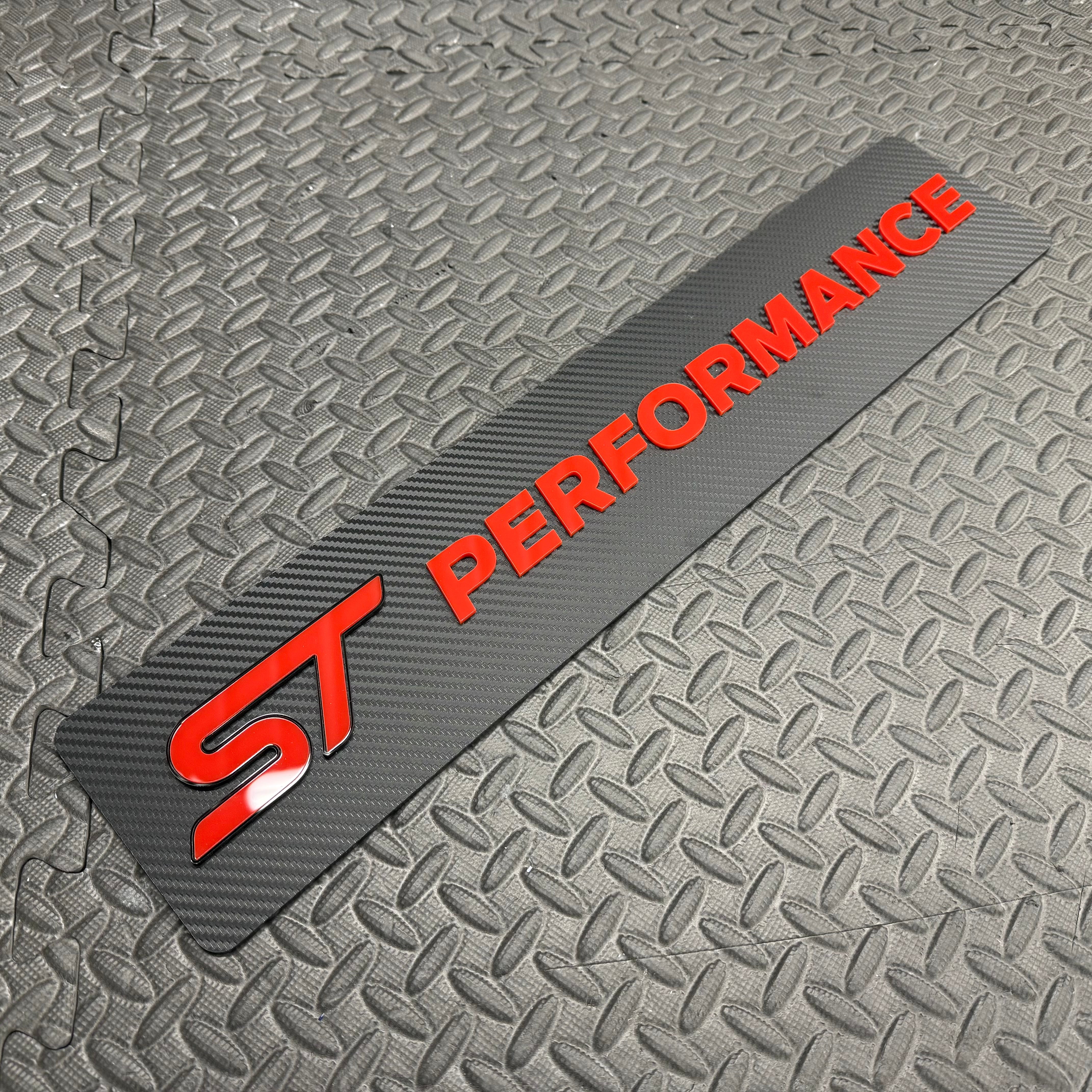 ST Performance Vehicle Show Plate (4D Acrylic)