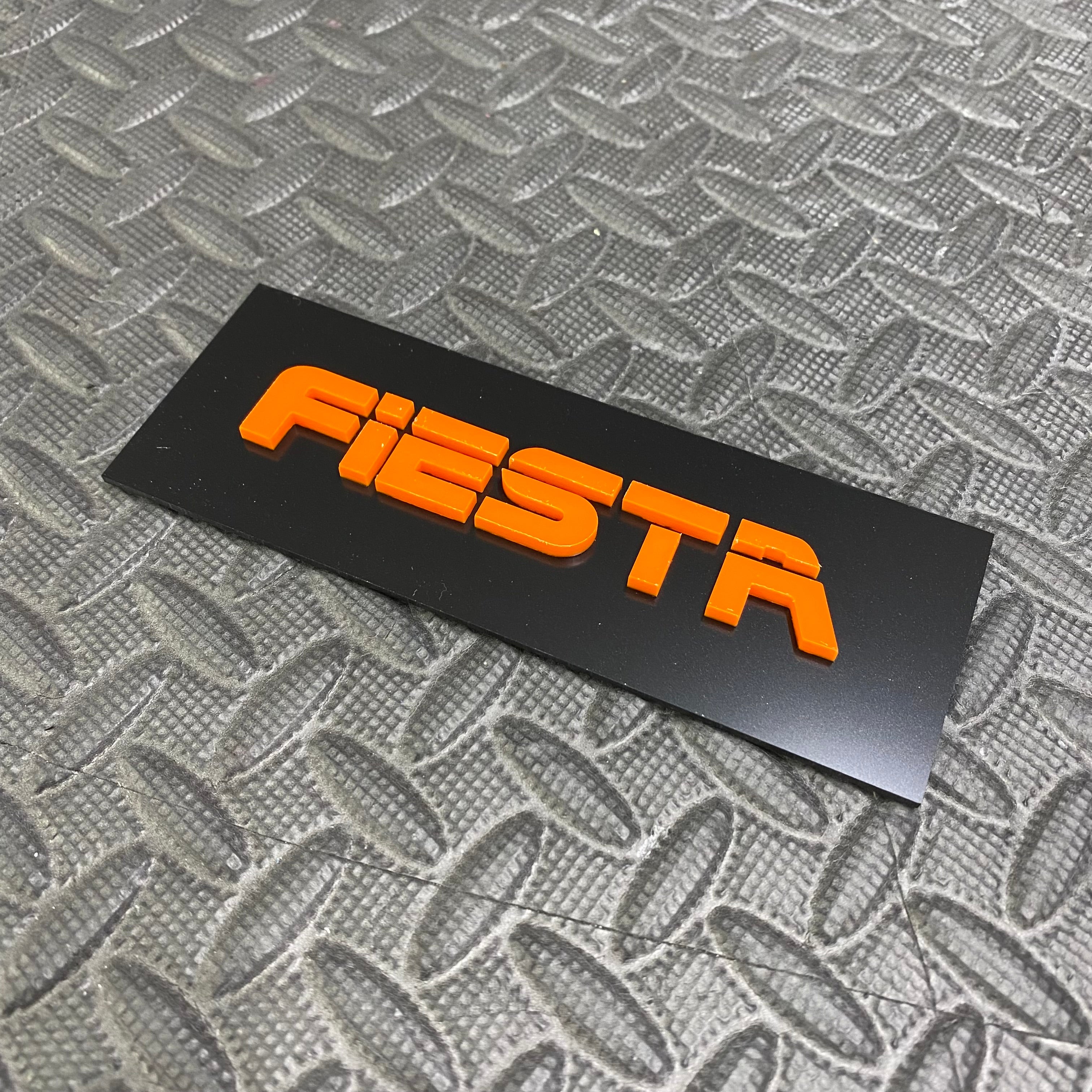 Fiesta 4D Acrylic Tailgate Badge