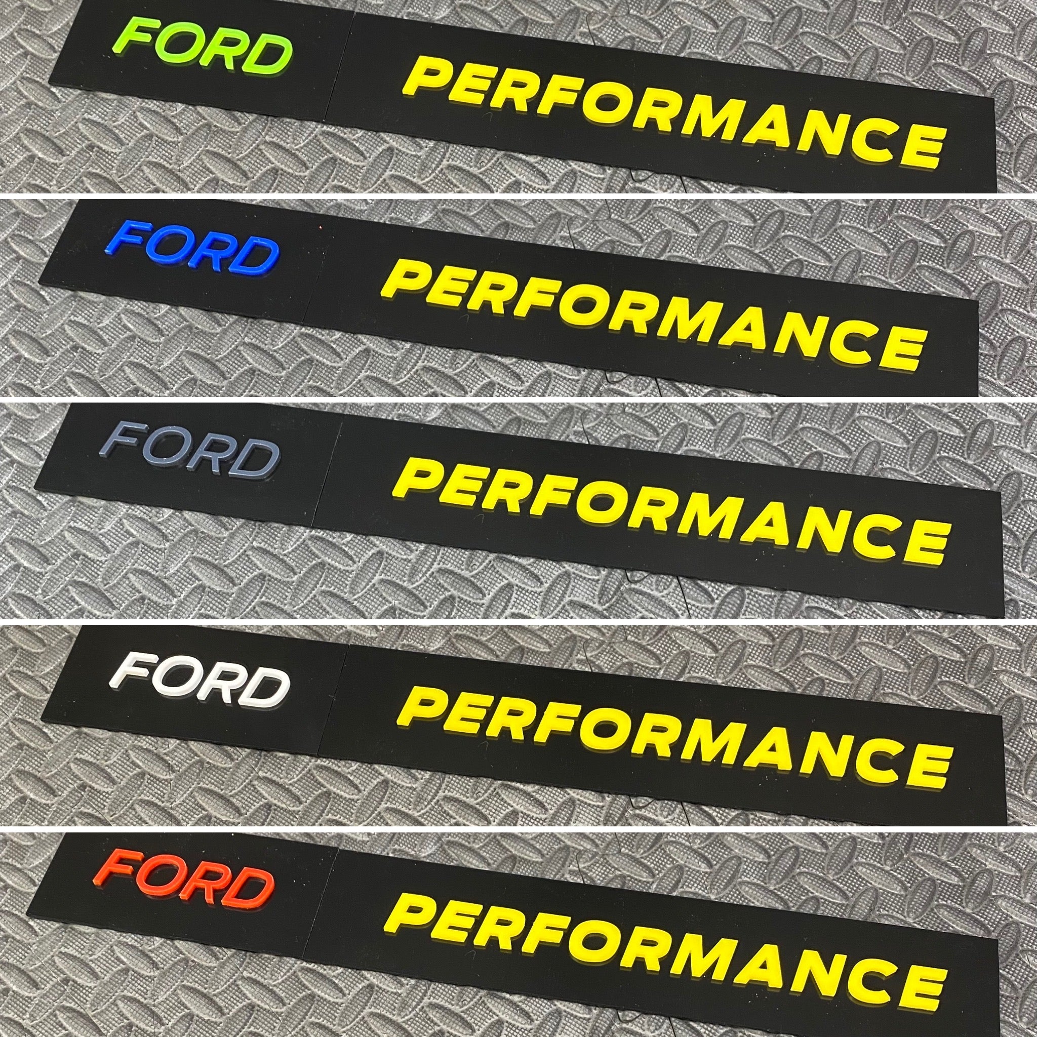 Ford Performance Acrylic 4D Lettering