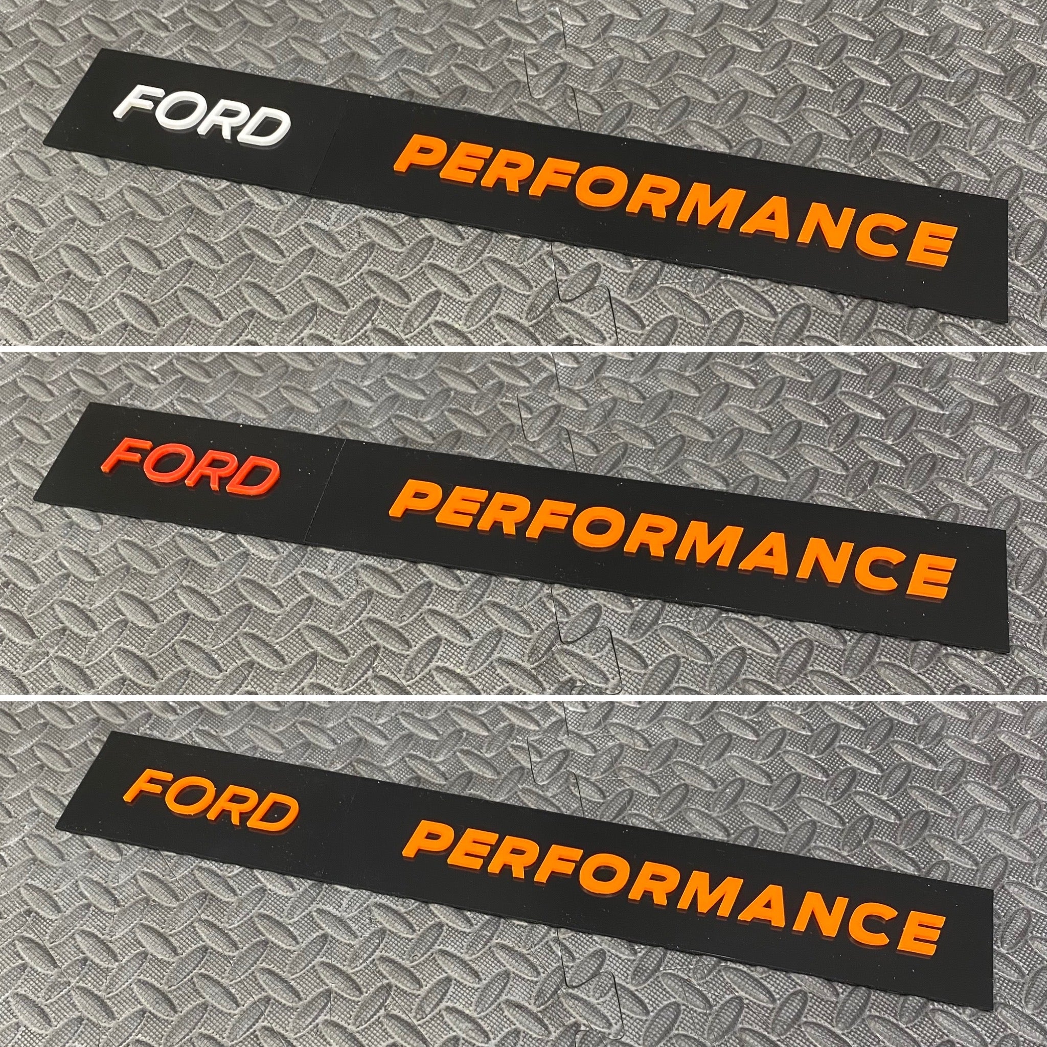 Ford Performance Acrylic 4D Lettering