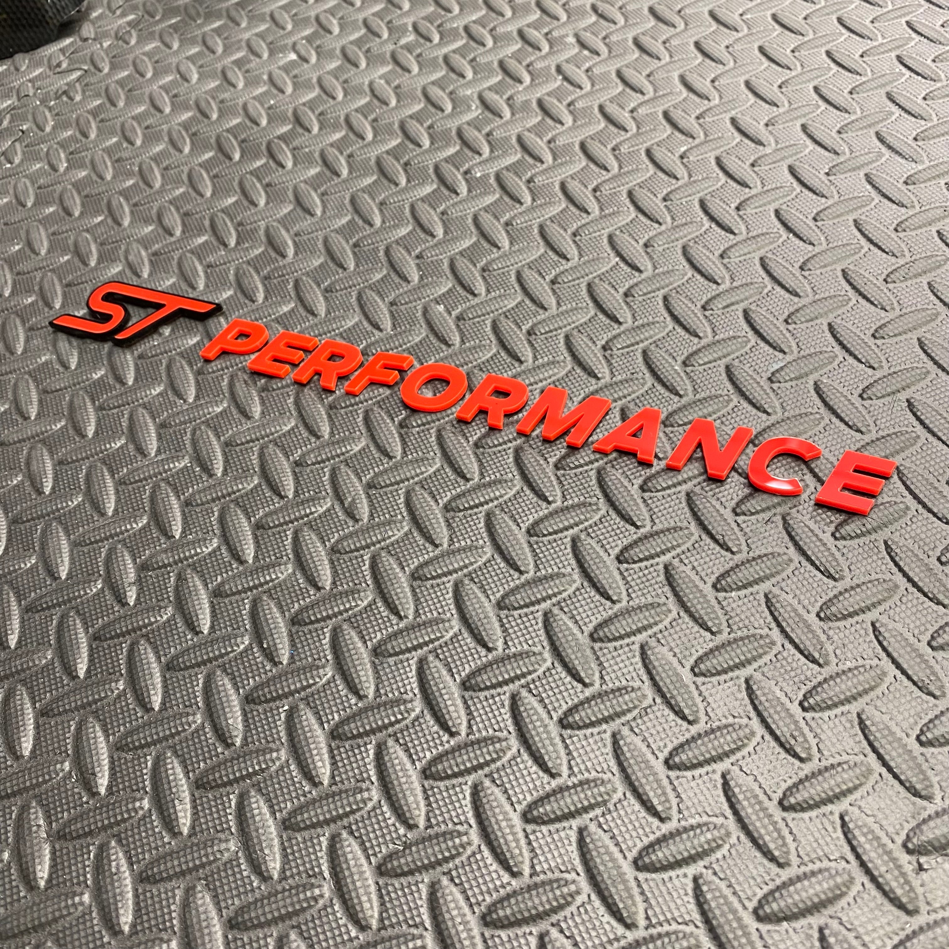 ST Performance Acrylic 4D Lettering