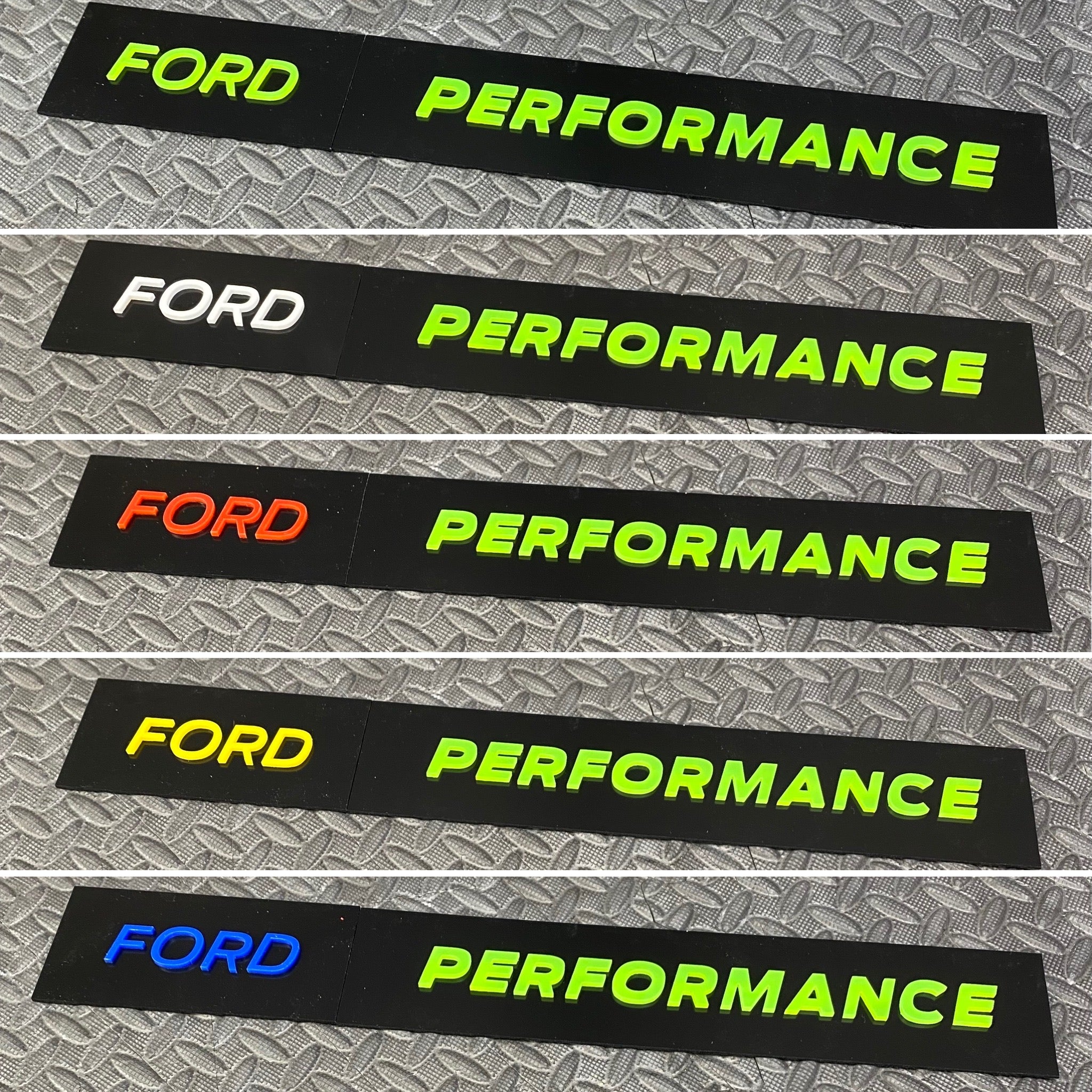 Ford Performance Acrylic 4D Lettering