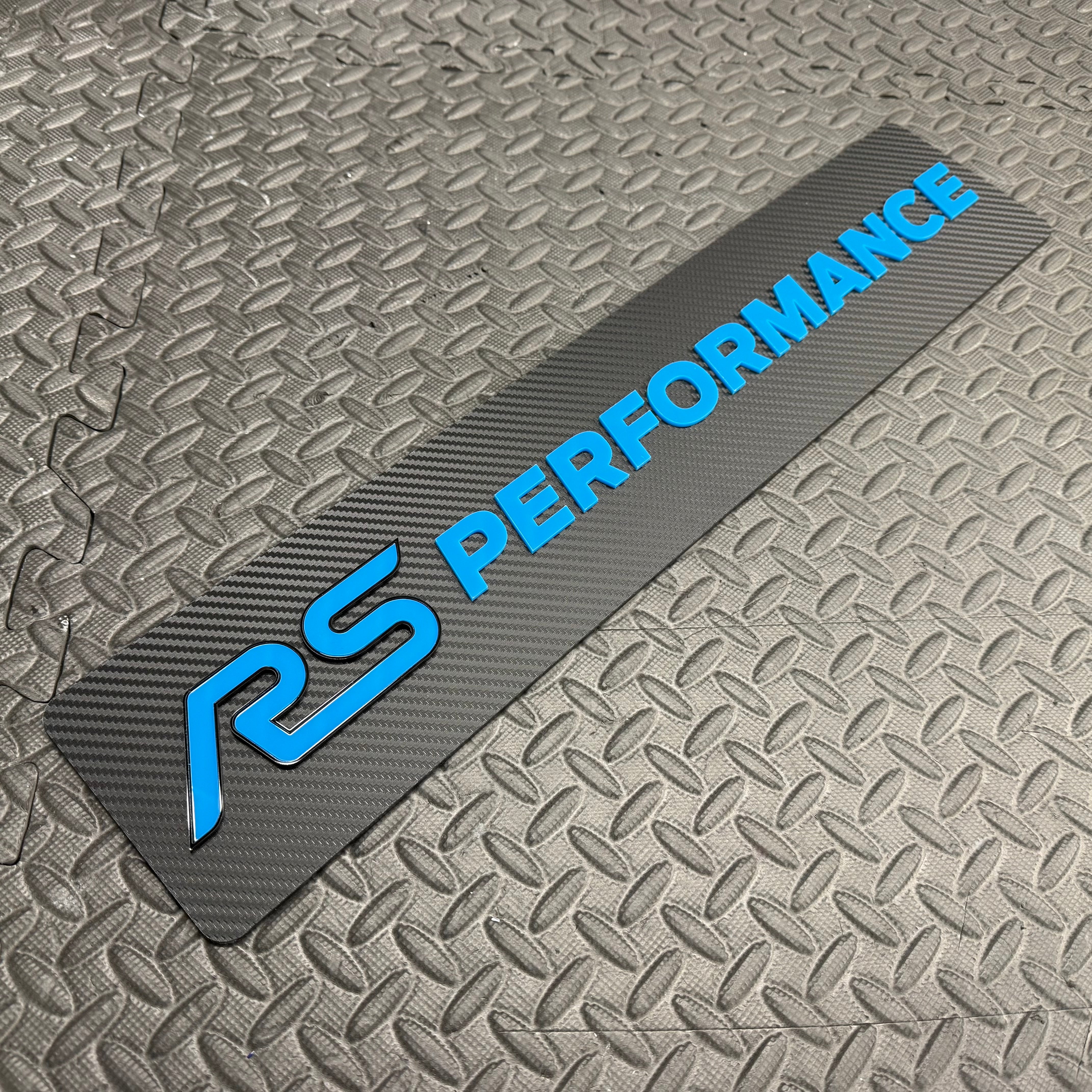 RS Performance Vehicle Show Plate (4D Acrylic)