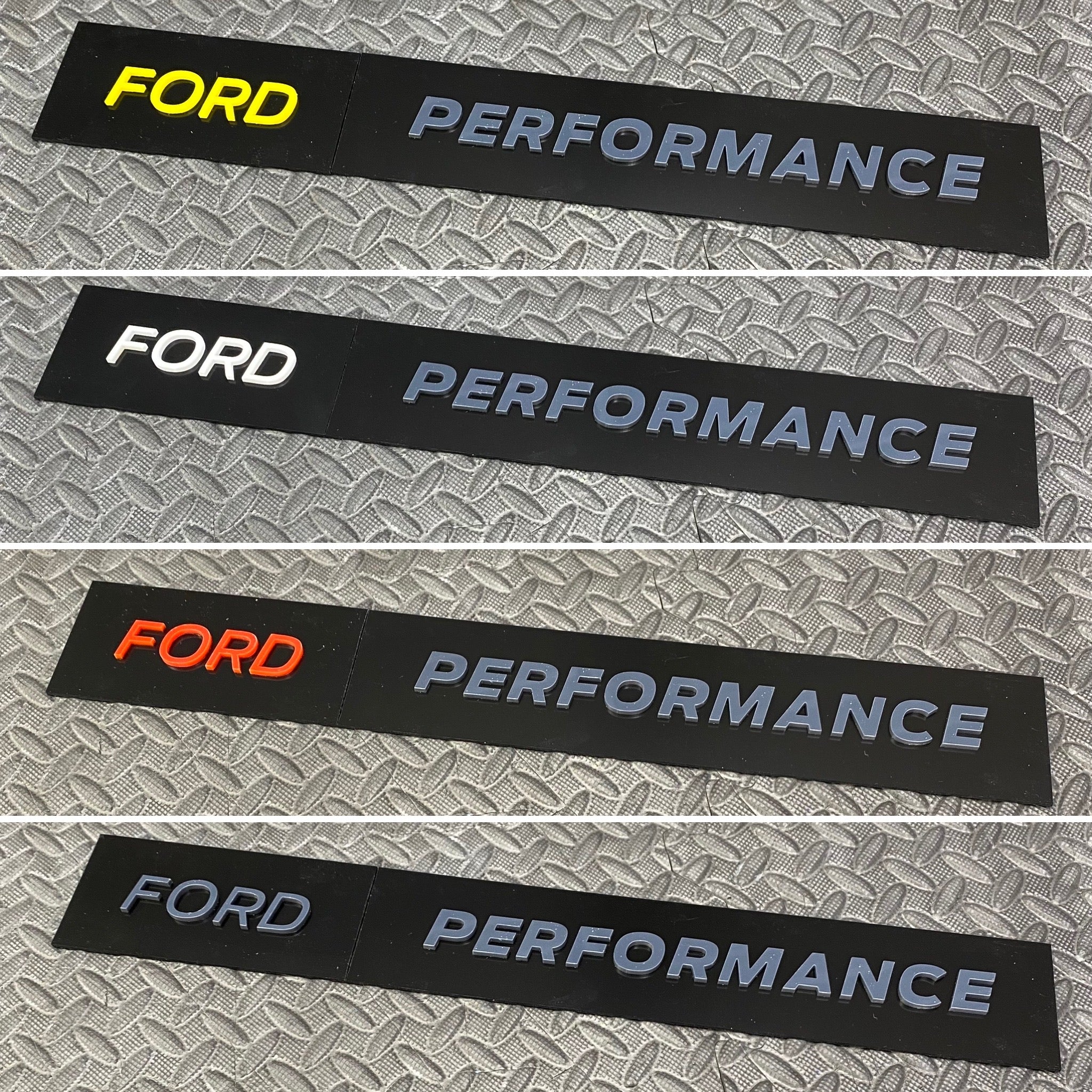 Ford Performance Acrylic 4D Lettering