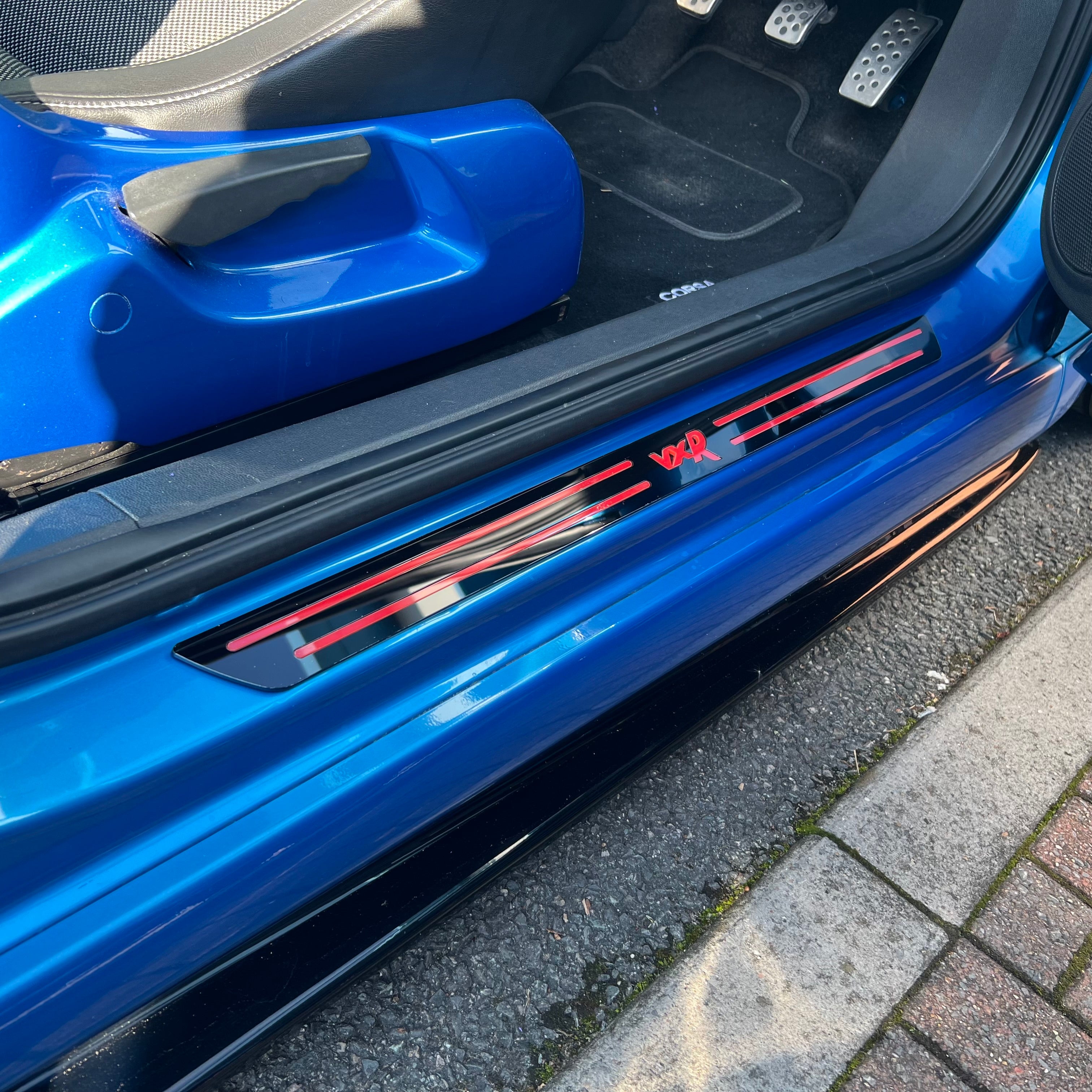 Corsa D VXR Door Sill Strip Plates