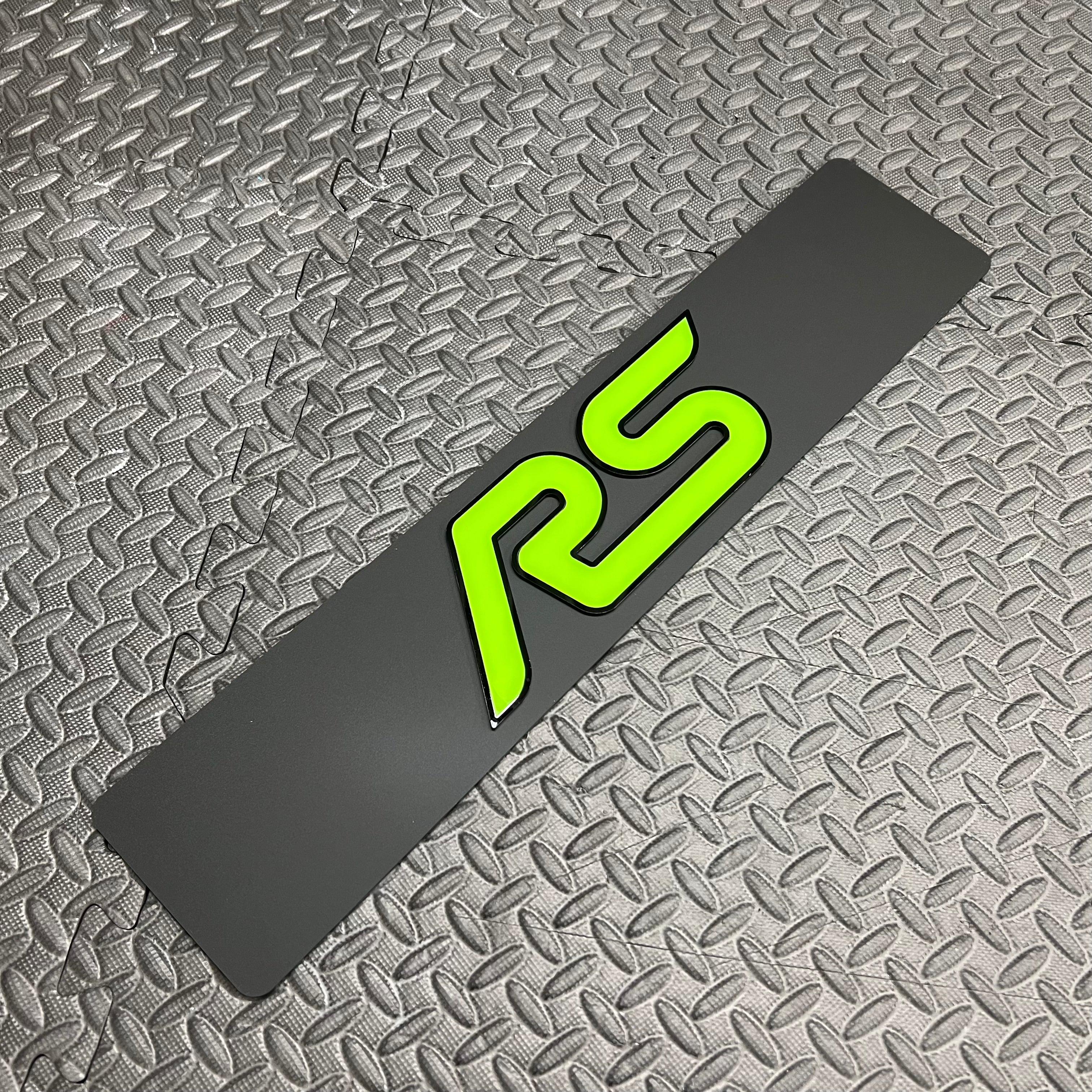 RS Vehicle Show Plate (4D Acrylic)