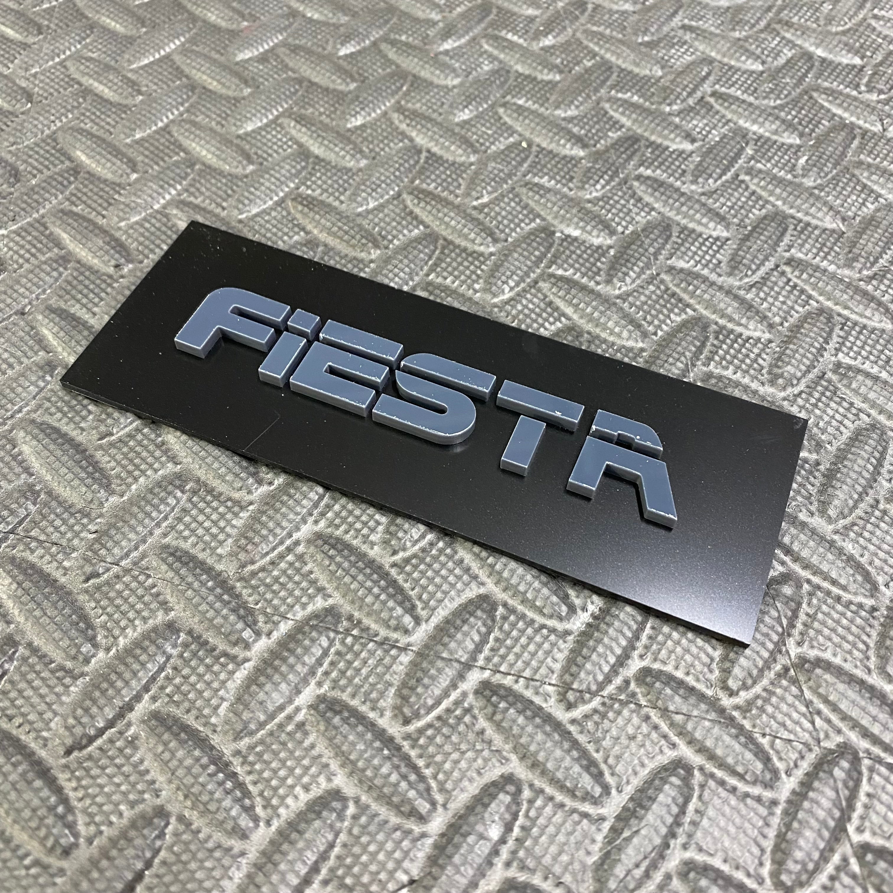 Fiesta 4D Acrylic Tailgate Badge