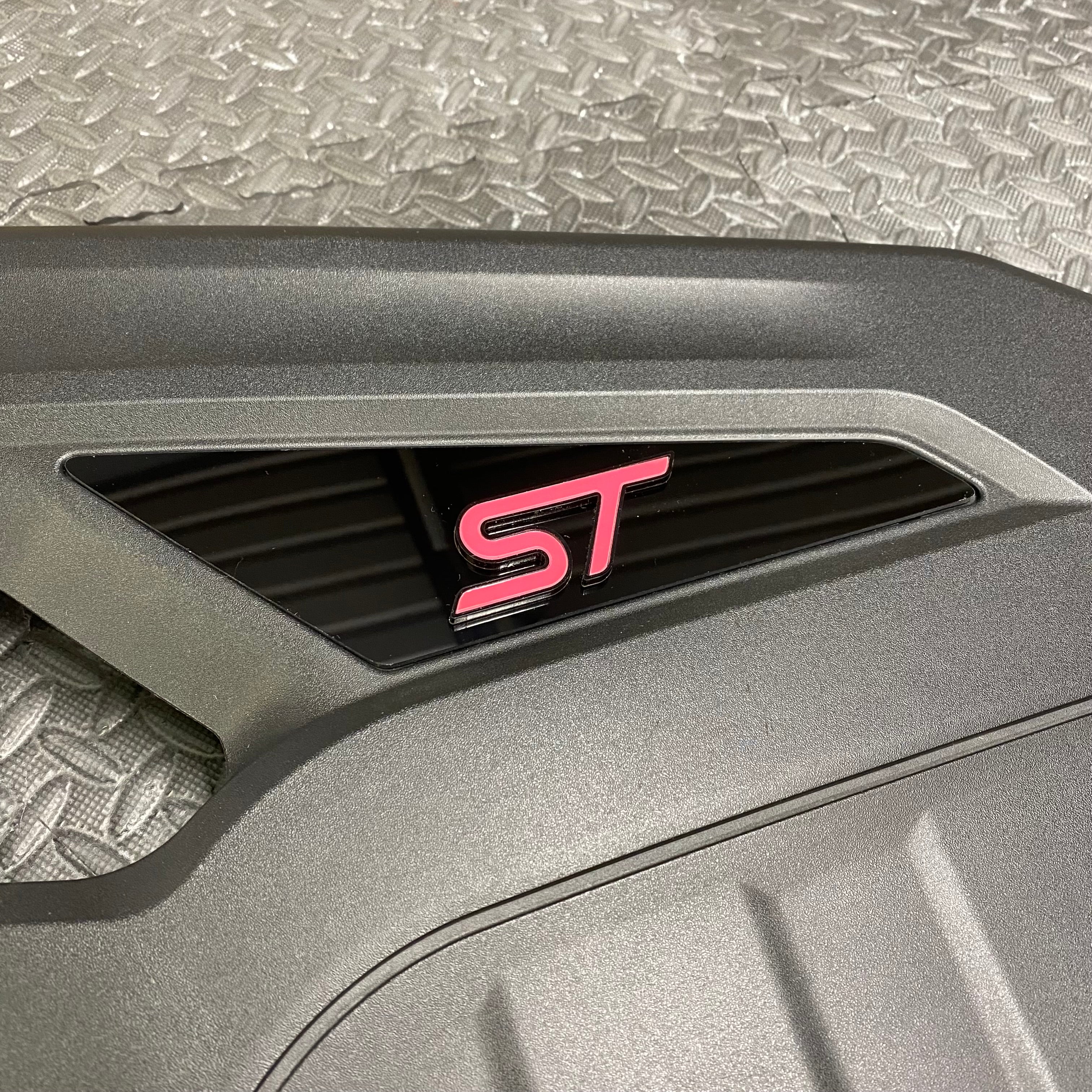 Proform Engine Cover Badge Plate With 3D Logo - Mk7.5 Fiesta ST