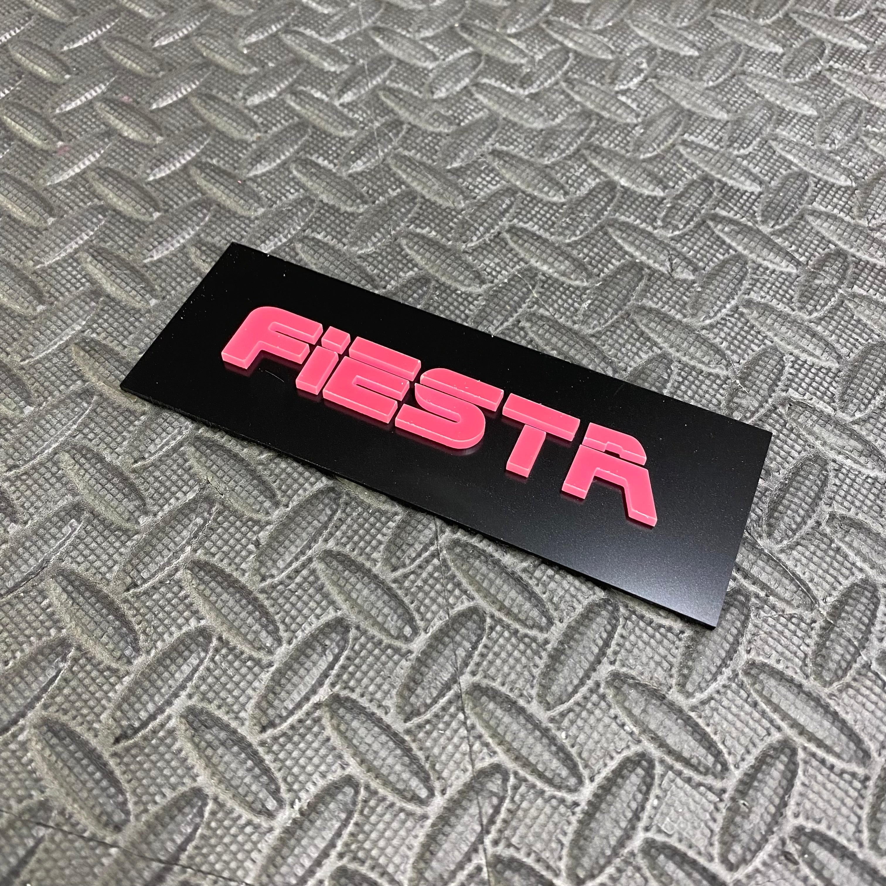 Fiesta 4D Acrylic Tailgate Badge