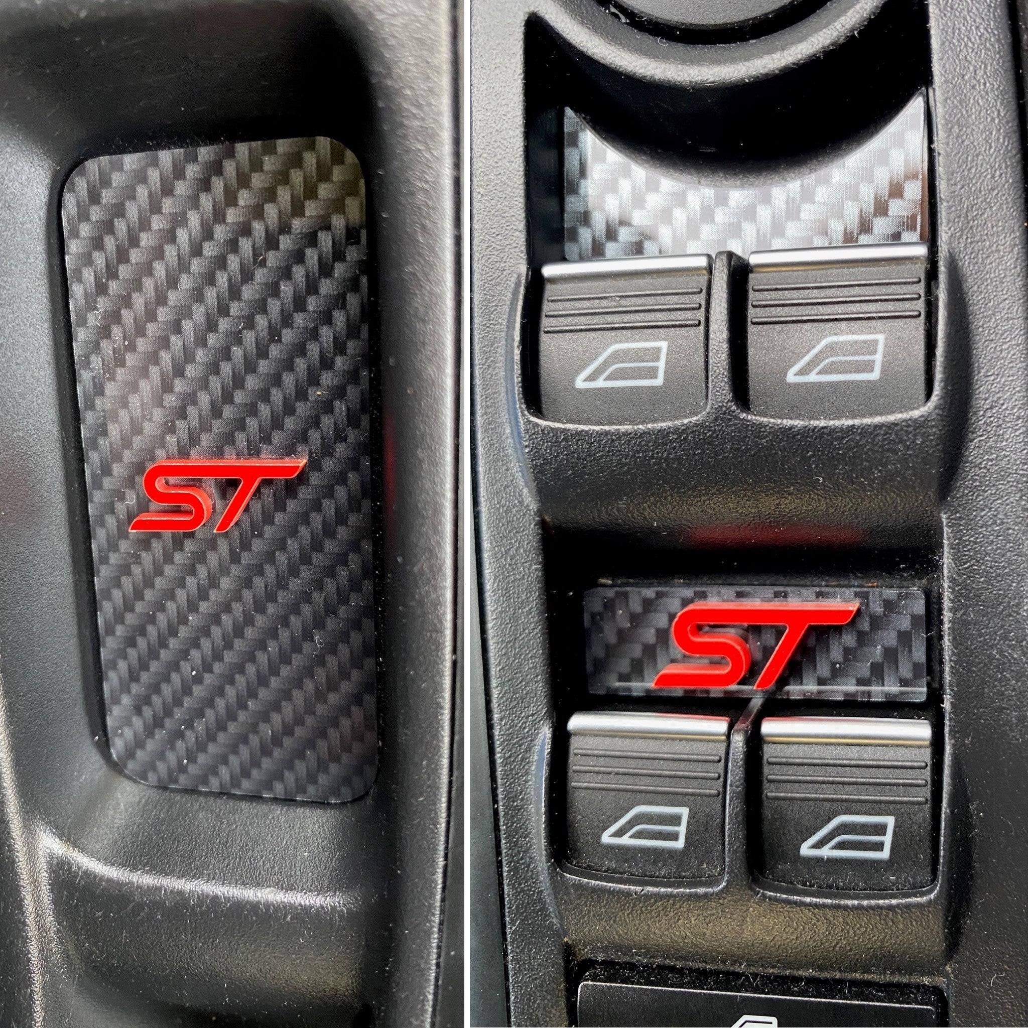 Mk3/3.5 Focus RS / ST Door Handle Inserts (3D Logo)