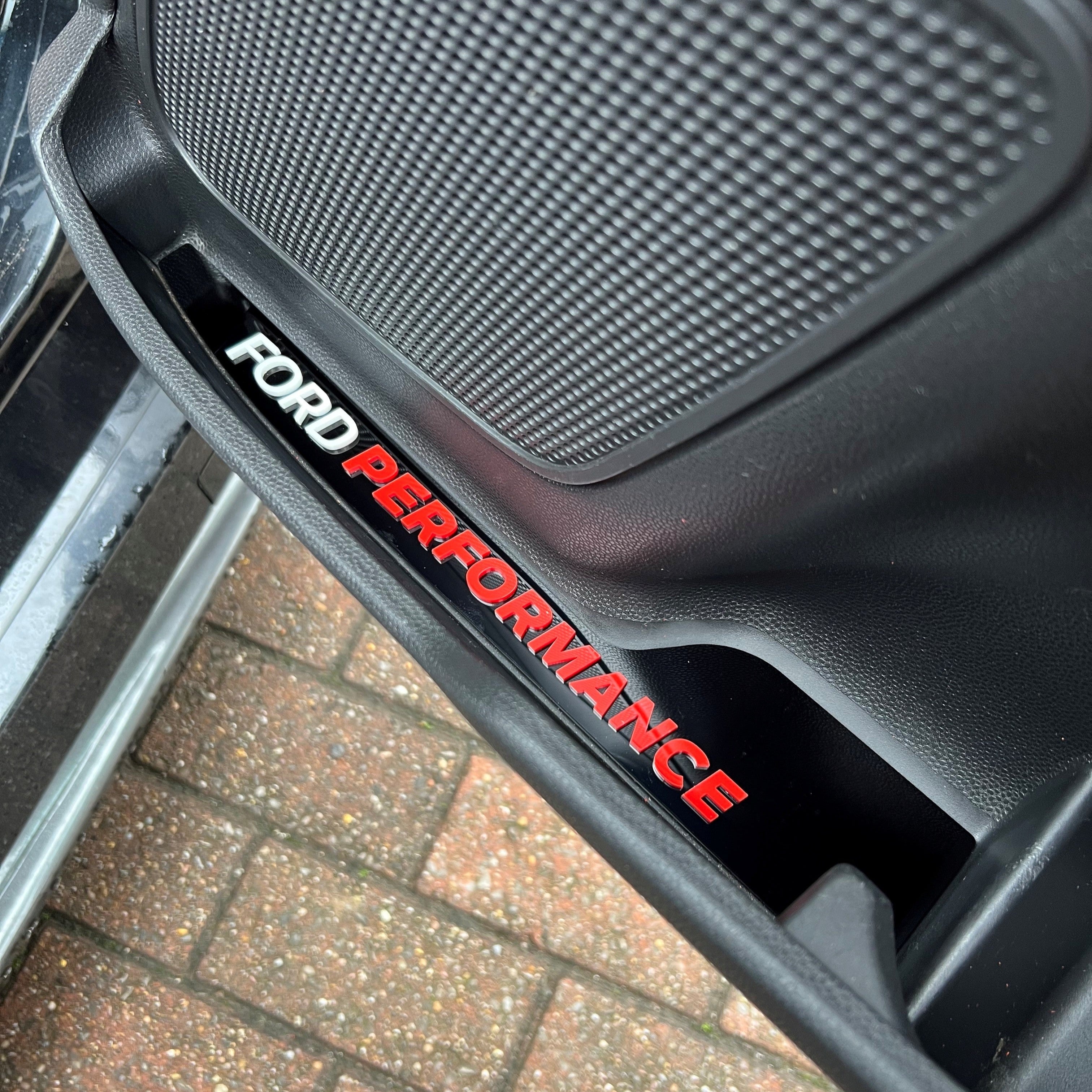 Mk7.5 Fiesta Front Door Pocket Insert Plates (Pair)