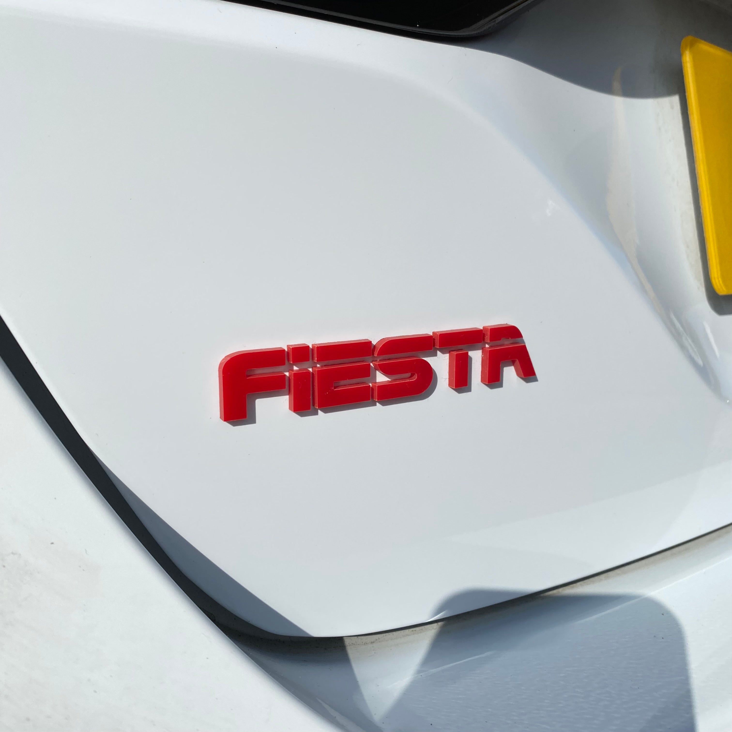 Fiesta 4D Acrylic Tailgate Badge