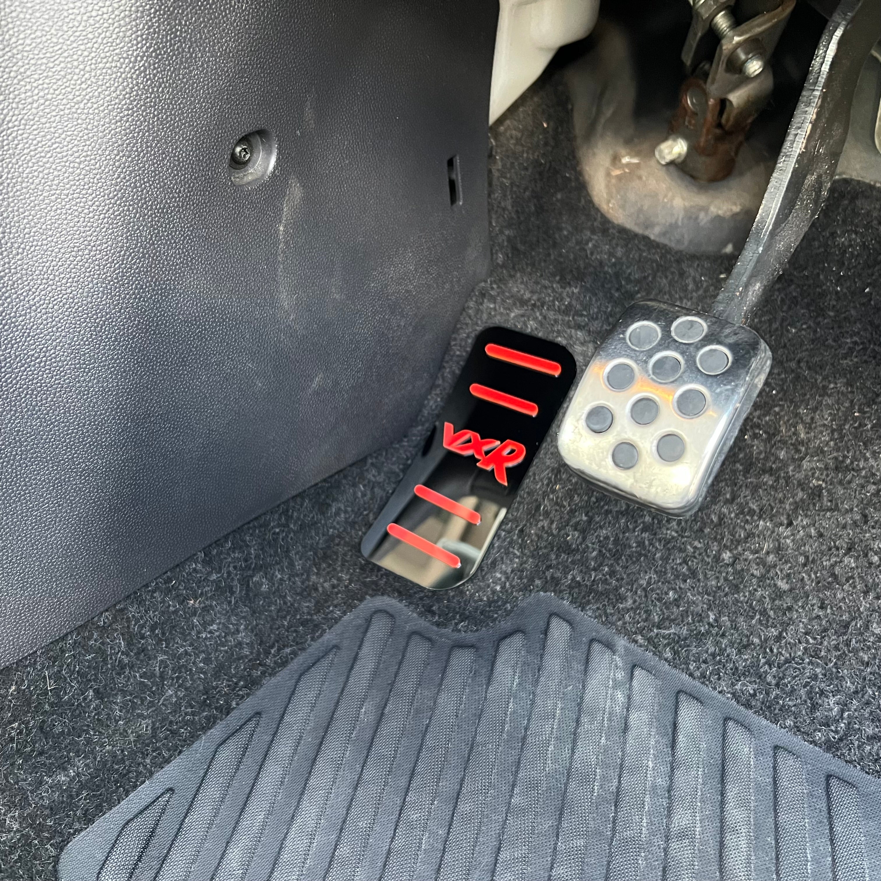 Dead Pedal / Foot Rest Plate - Vauxhall Corsa D VXR (4D Acrylic)