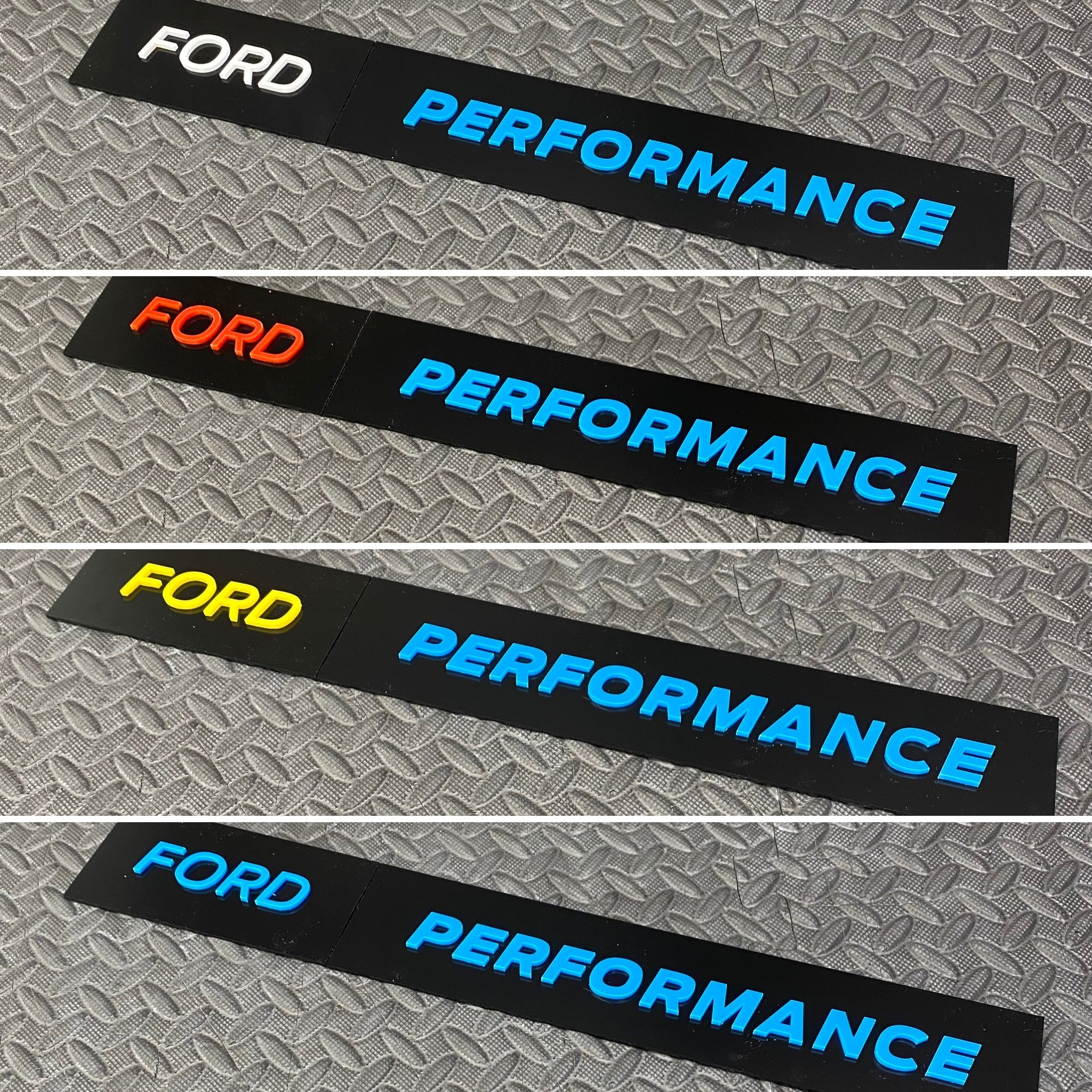 Ford Performance Acrylic 4D Lettering