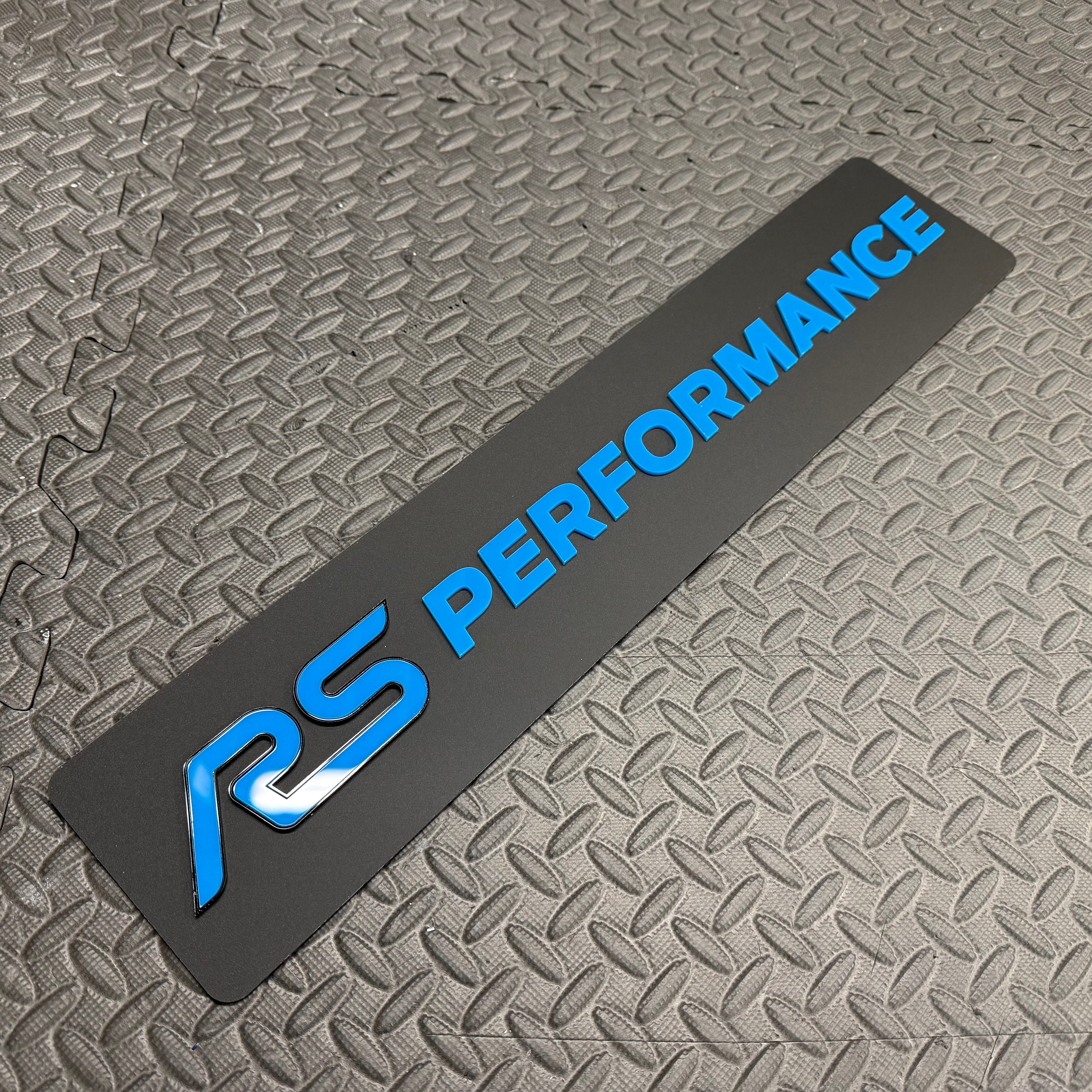 RS Performance Vehicle Show Plate (4D Acrylic)