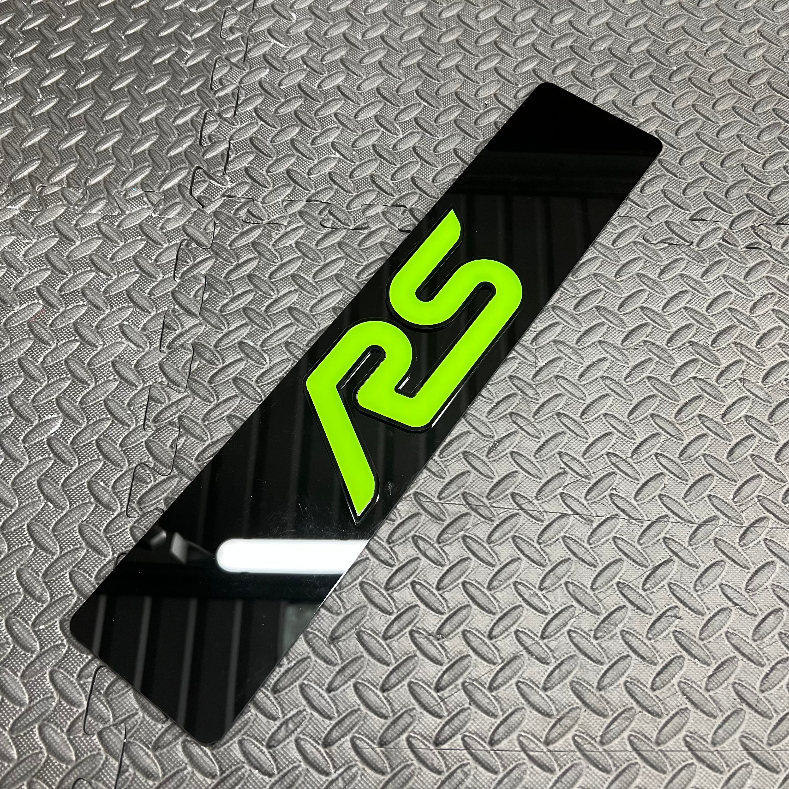 RS Vehicle Show Plate (4D Acrylic)