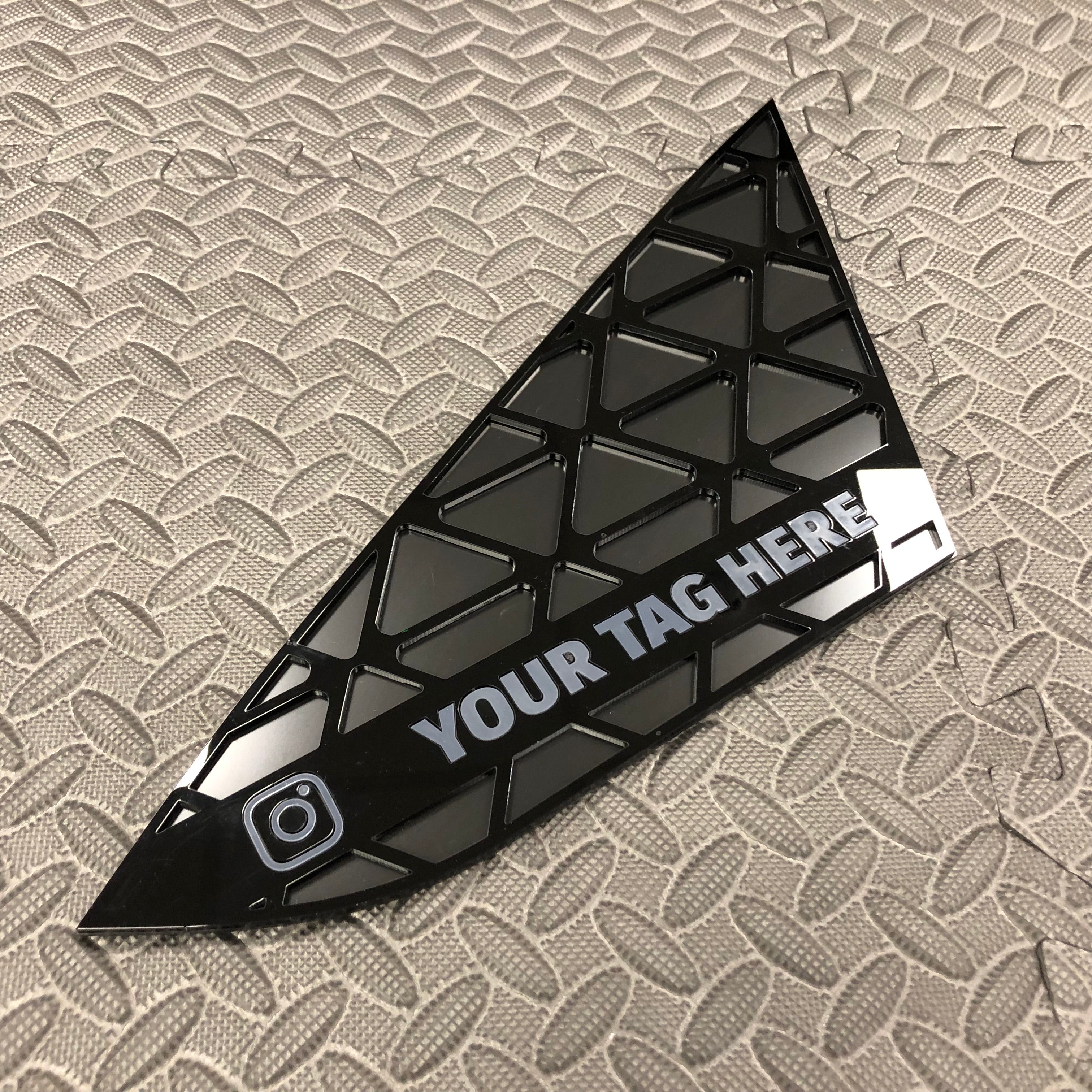 Inserts de vitres de custode avant pour Opel Astra J (y compris VXR OPC) (paire)