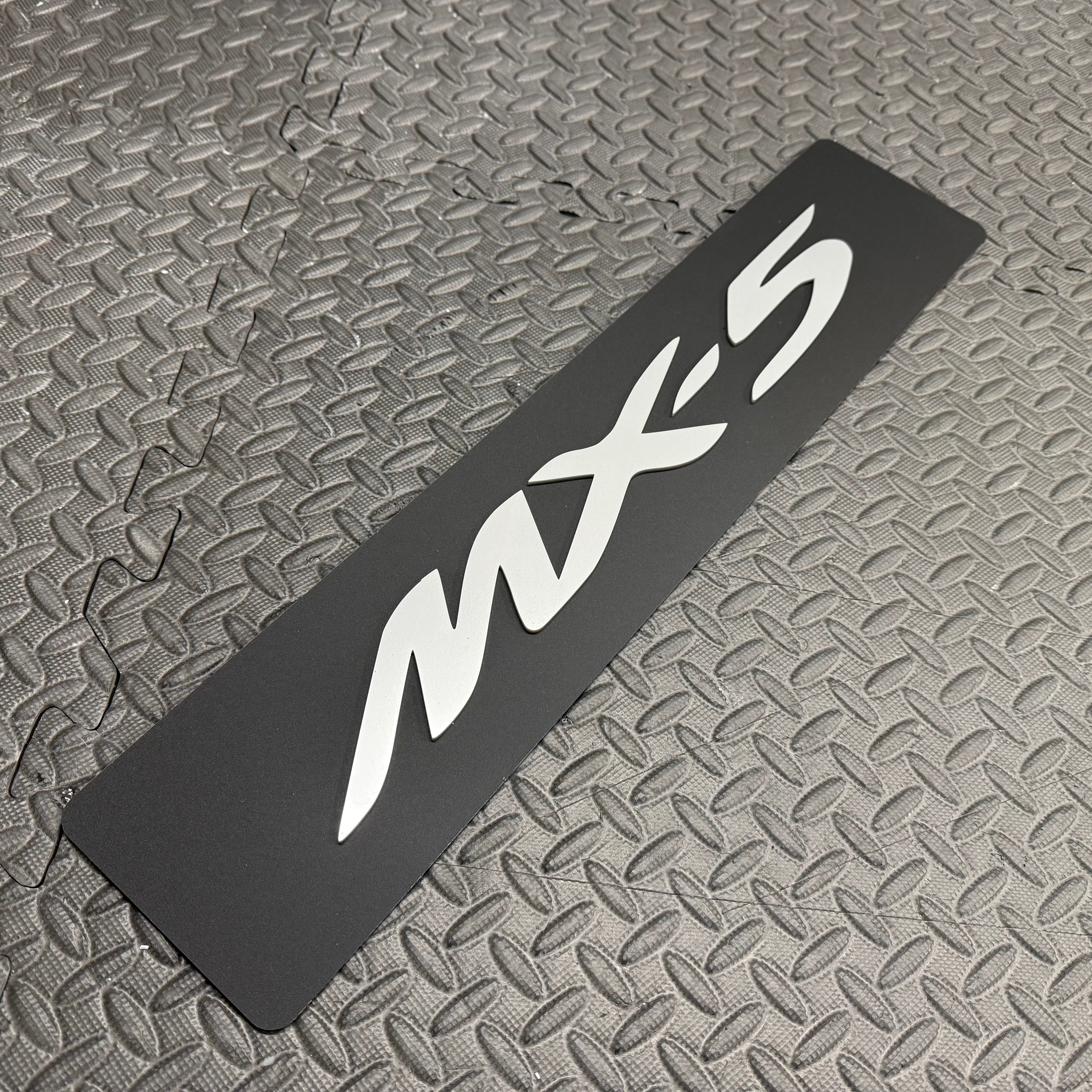 MX-5 Vehicle Show Plate (4D Acrylic)