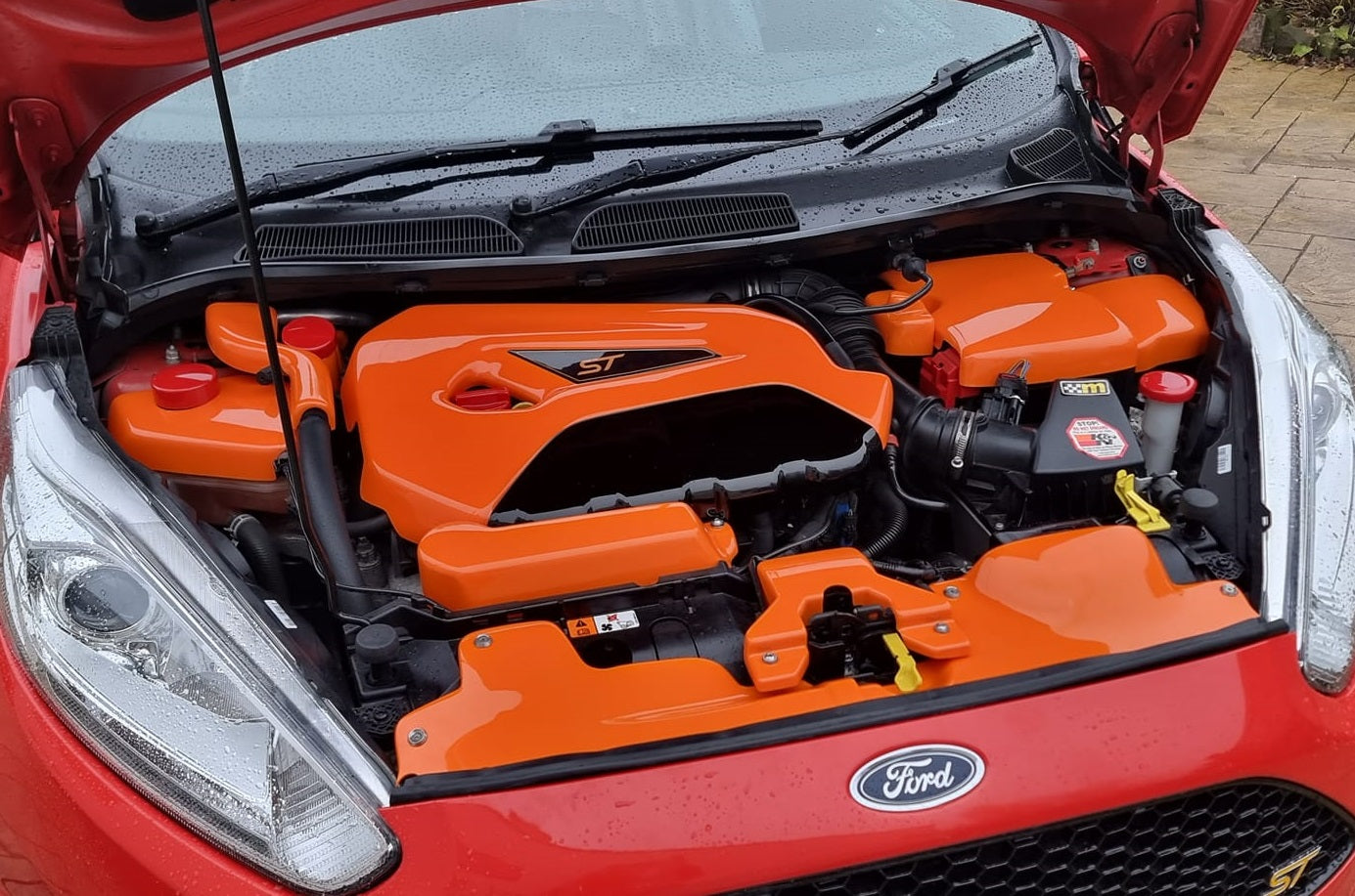 Proform Large Engine Bay Dress Up Kit Bundle (Plastic Finishes) - Fiesta Mk7.5 ST180