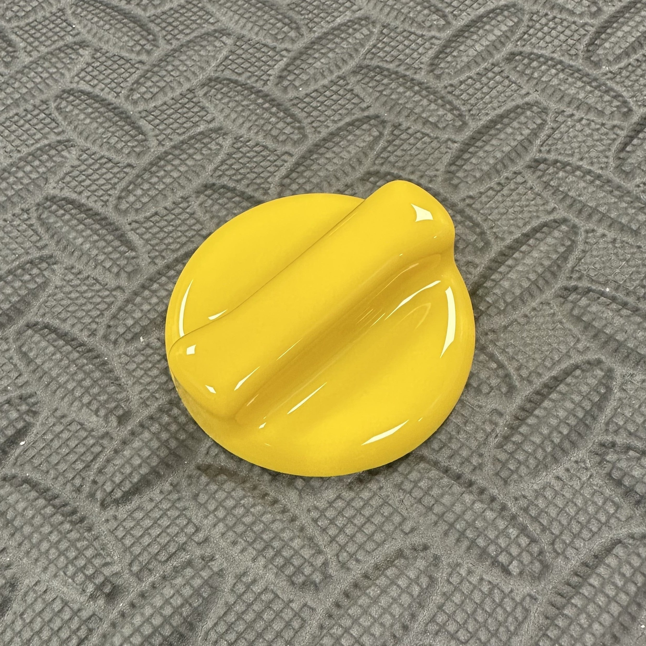 Oil Cap Cover Gloss Yellow Plastic
