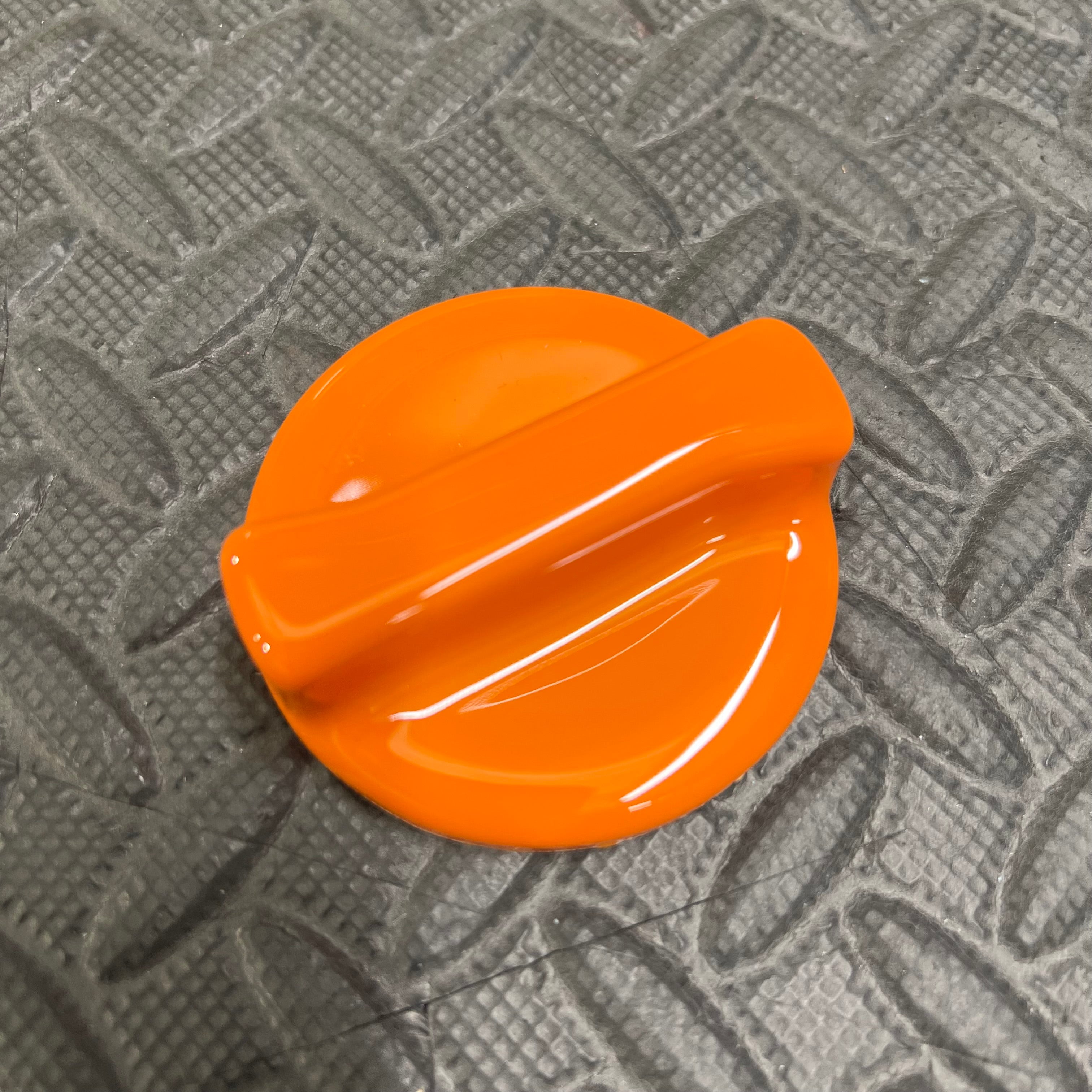 Oil Cap Cover Gloss Orange Plastic